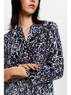 Esprit Collection Langarmbluse Blusen-Shirt mit Allover-Print