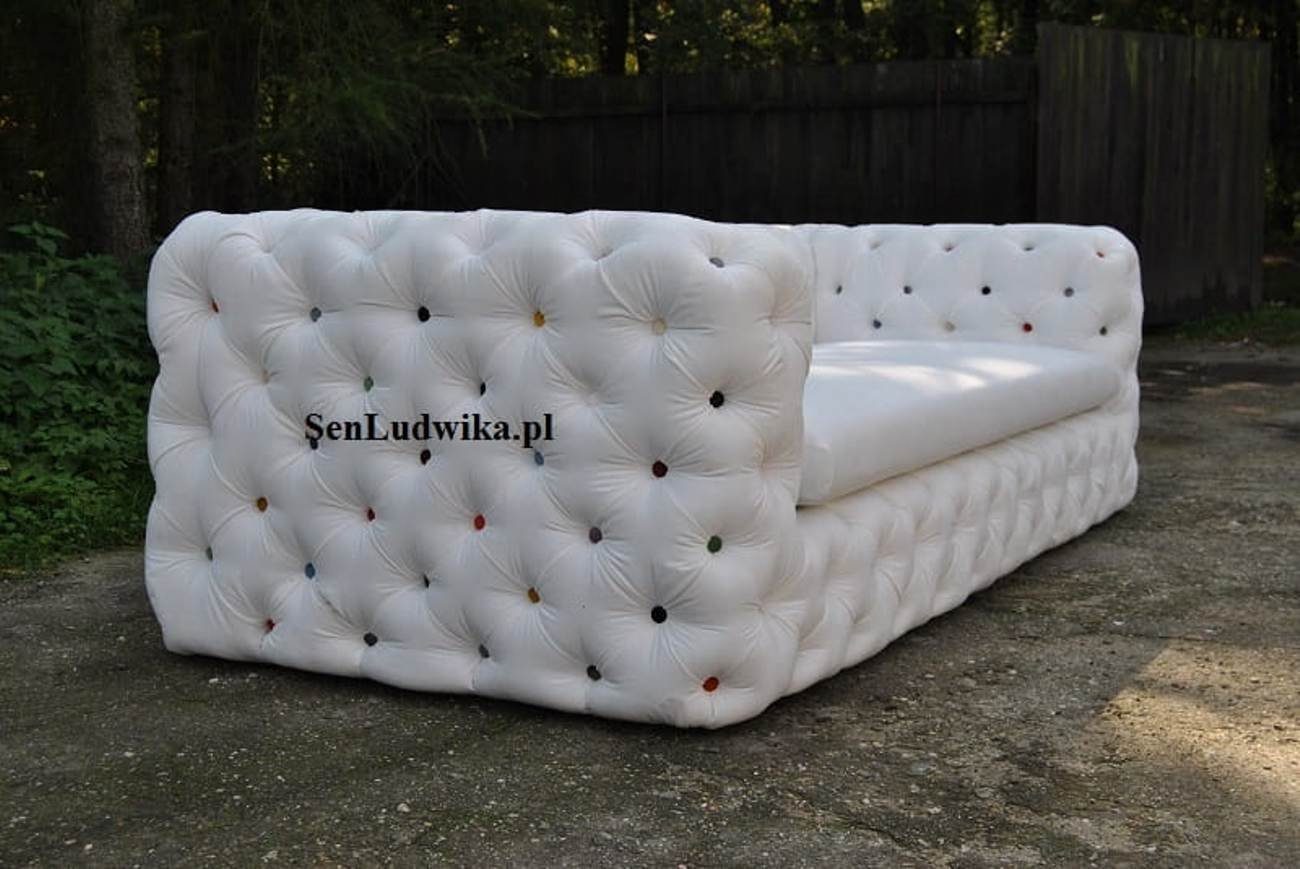 Couch JVmoebel Chesterfield 4 Samt Polster Design Sofa Sitzer XXL 4-Sitzer, Englische