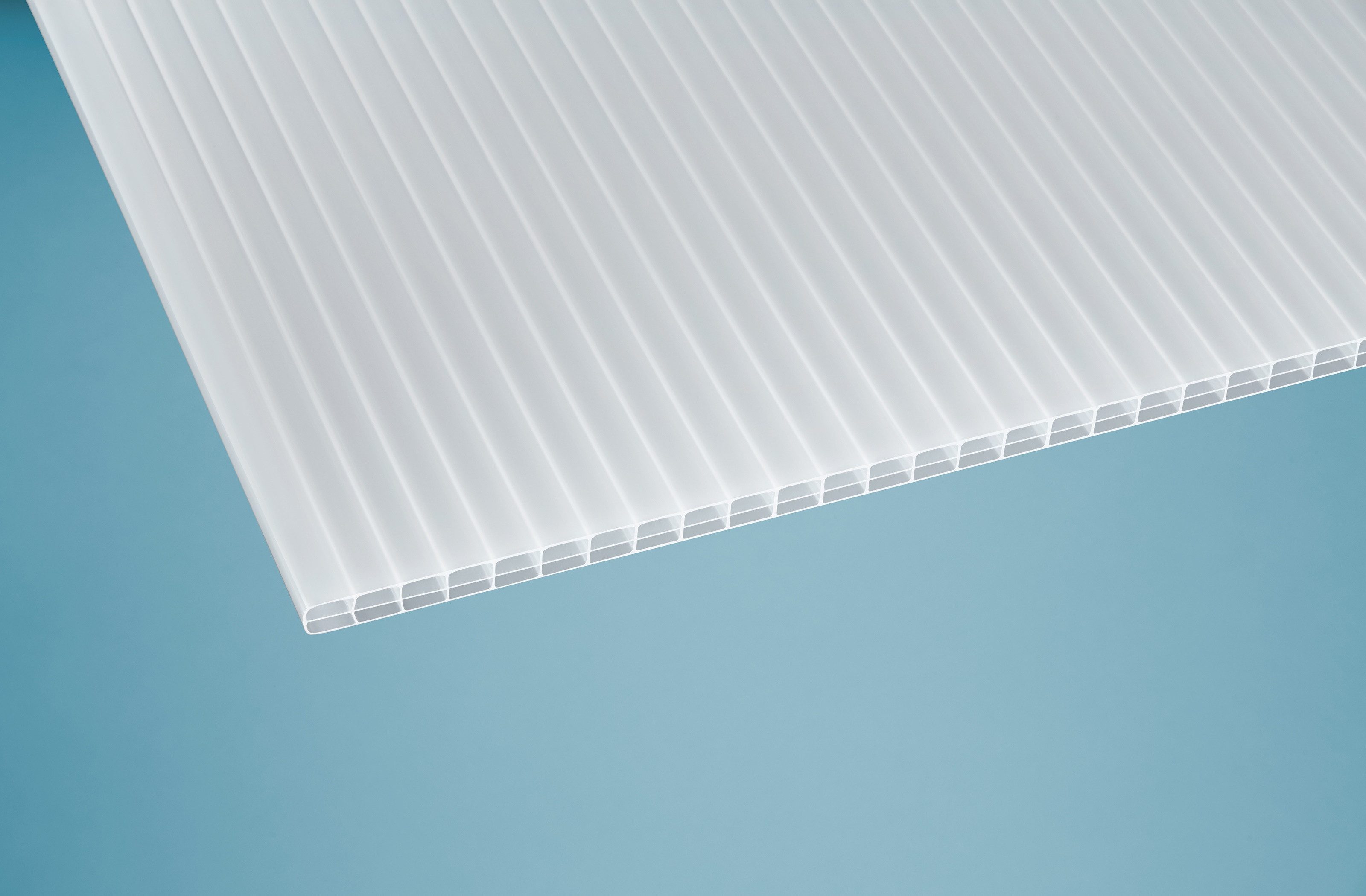 Terrasse2000 Hohlkammerplatte Doppelstegplatte Tom Klar oder Opal 16 mm Polycarbonat, 16 mm