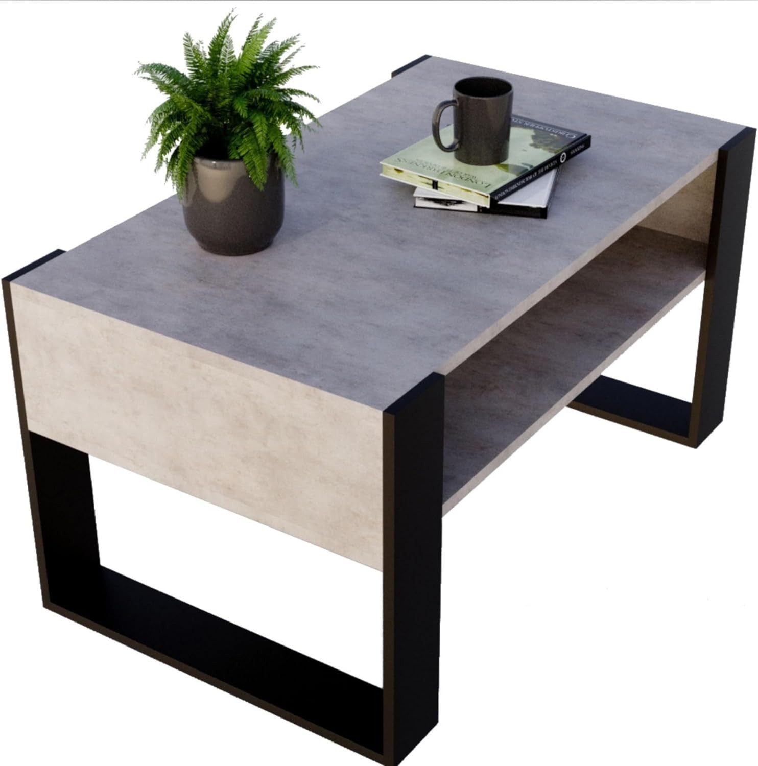 CraftPAK Wohnzimmertisch Wohnzimmer Tisch KARO92 Couchtisch günstig online kaufen