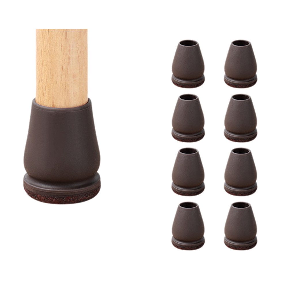 Coonoor Stuhlsocke Stuhlbein-Schoner mit Filz, Kratz- und Geräuschschutz für Böden, (set, 8 St), für quadratische und schräge Stuhlbeine