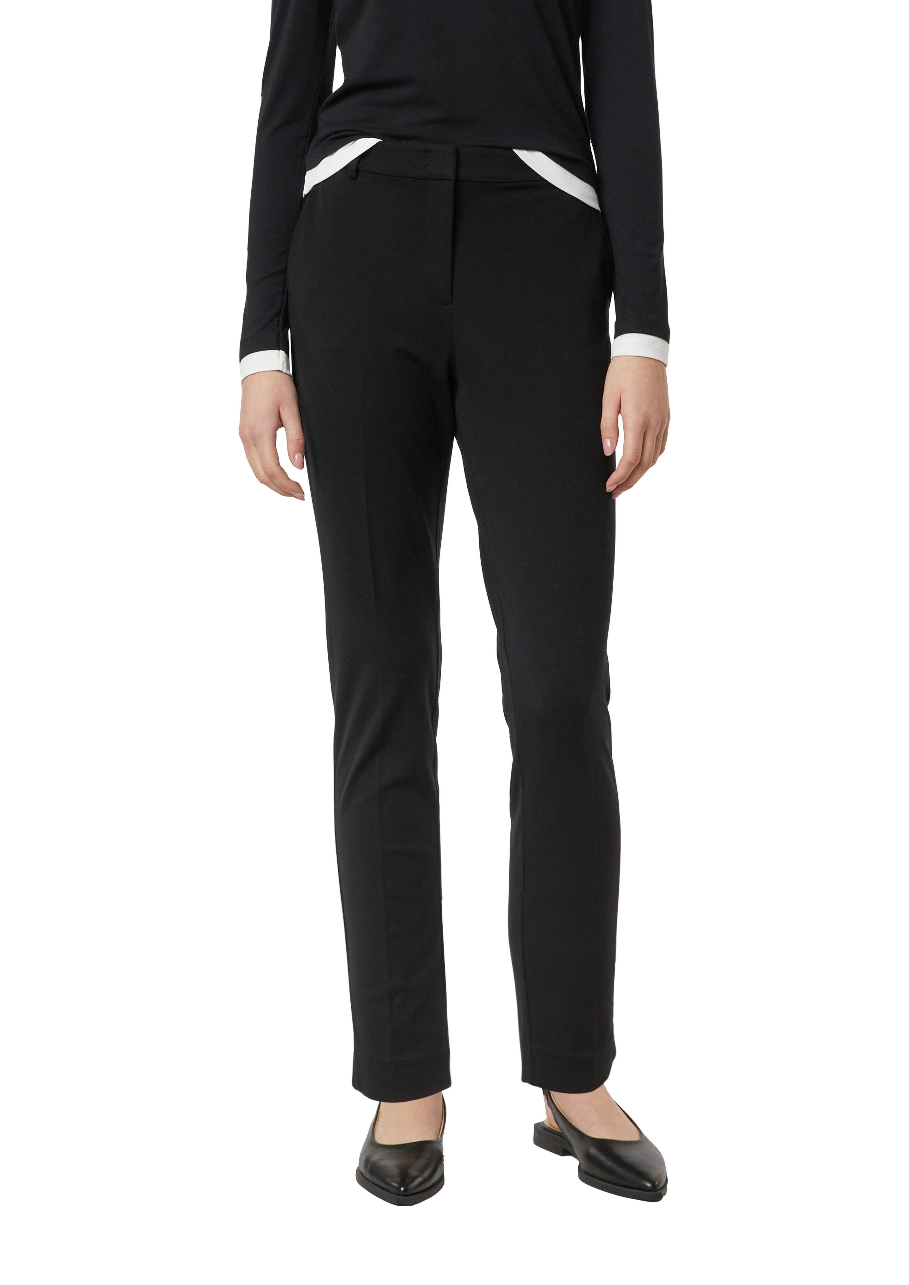 comma Stoffhose mit Bundfalte und Viskose-Stretch