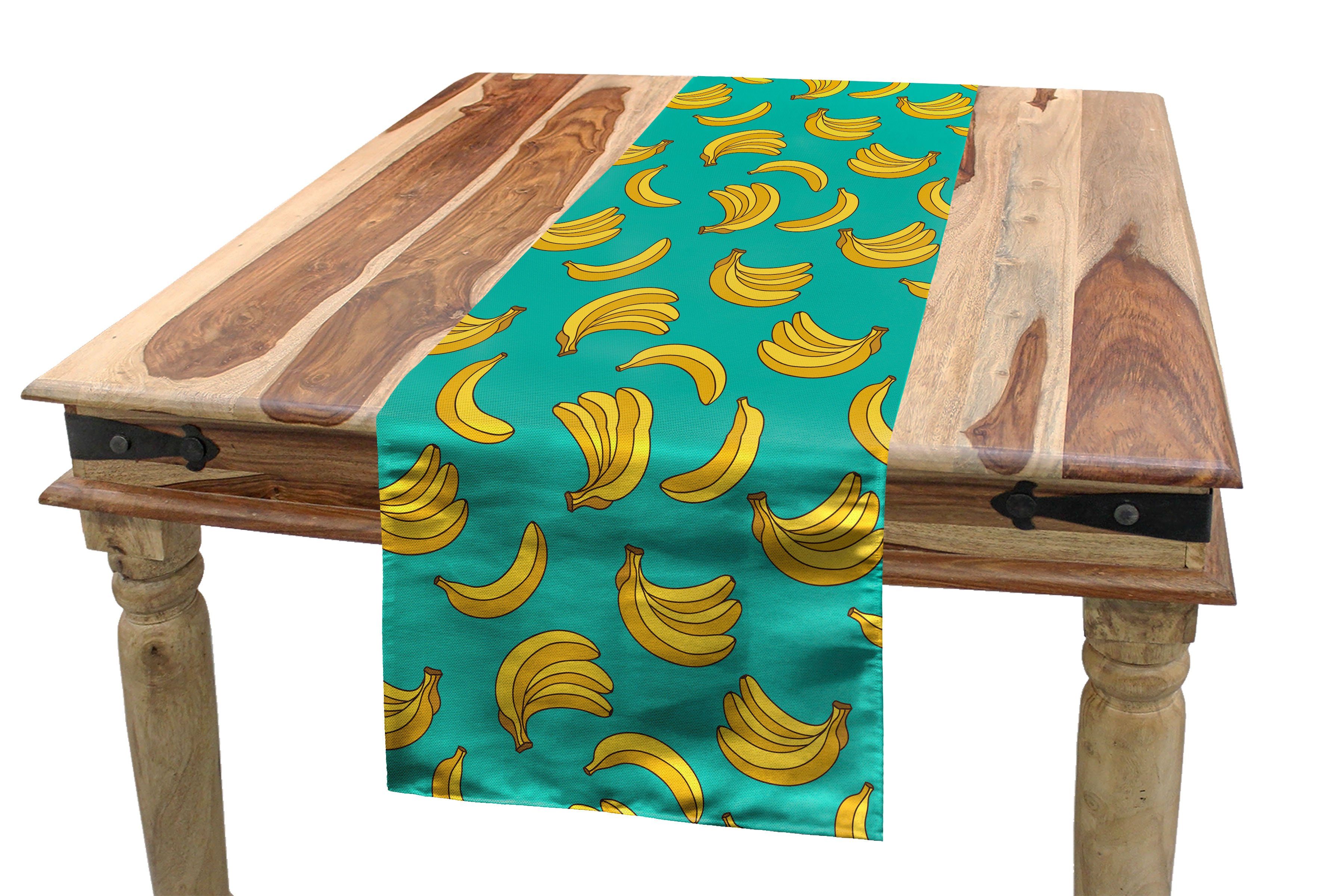 Küche Esszimmer Vivid Rechteckiger Dekorativer Abakuhaus Banane Tischläufer, Tropic Tischläufer Fruit