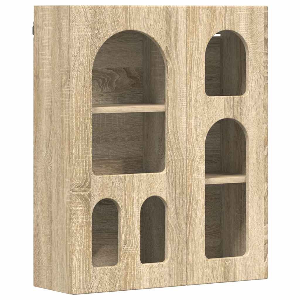 vidaXL Hängeschrank 59 x 20 x 71,5 cm Hängeschrank Sonoma-Eiche 59x20x71,5 cm Spanplatte