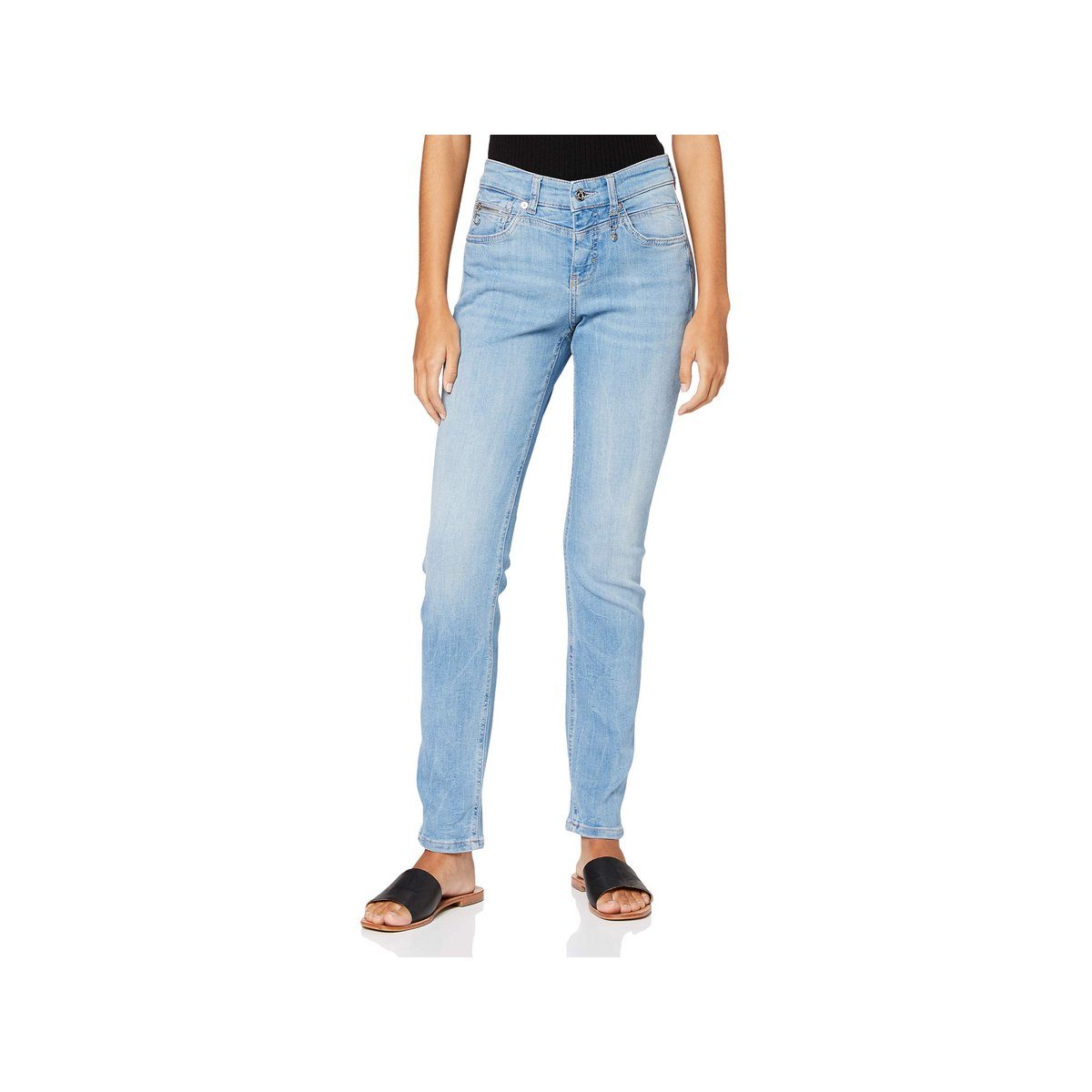 hell-blau MAC (1-tlg) Slim-fit-Jeans