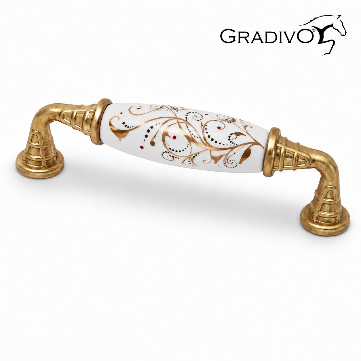 Gradivo Möbelgriff Schrankgriff Bügelgriff 934 - Matt-Gold, 96 mm