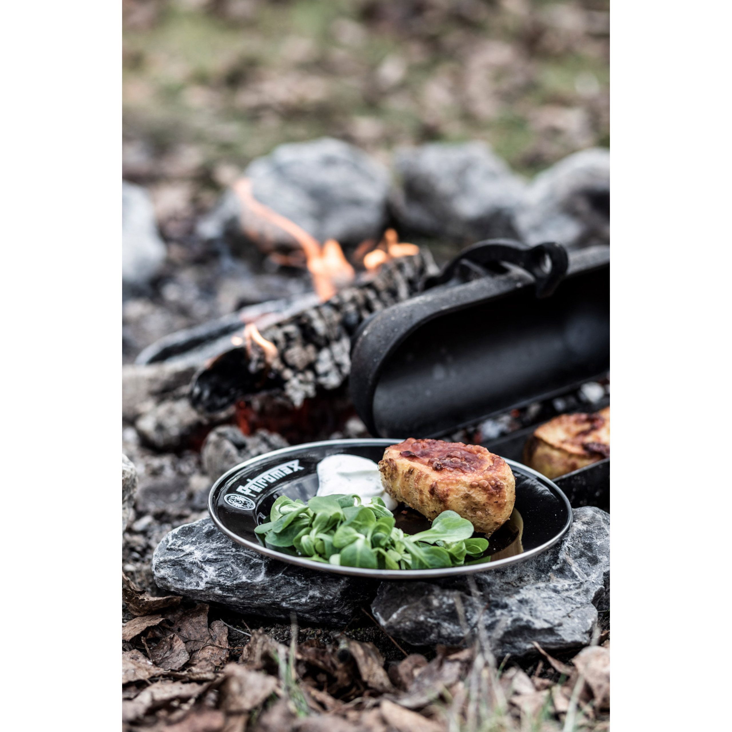 Petromax Feuerstelle Petromax Emaille Teller 2er Set schwarz Ø 22 cm - Perf günstig online kaufen