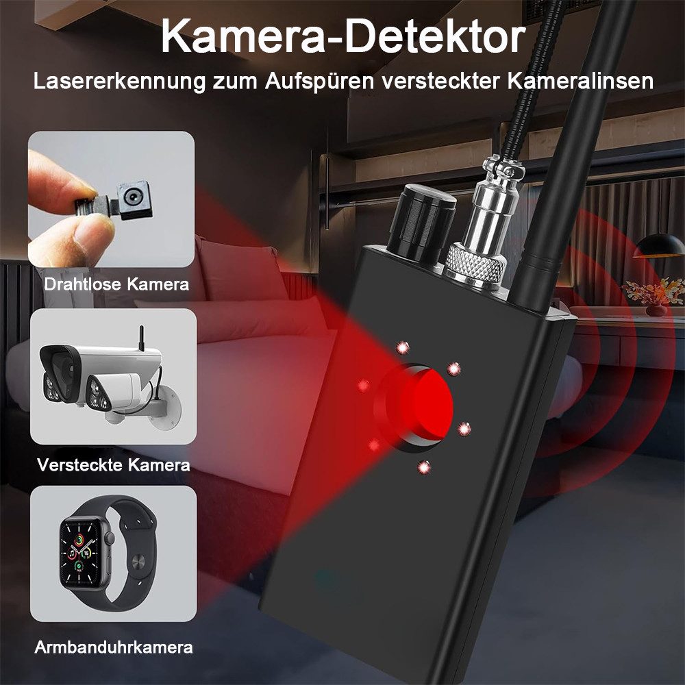 TUWENA Leitungsortungsgerät Wanzen Detektor, Hidden Camera Detector, GPS Spy Finder