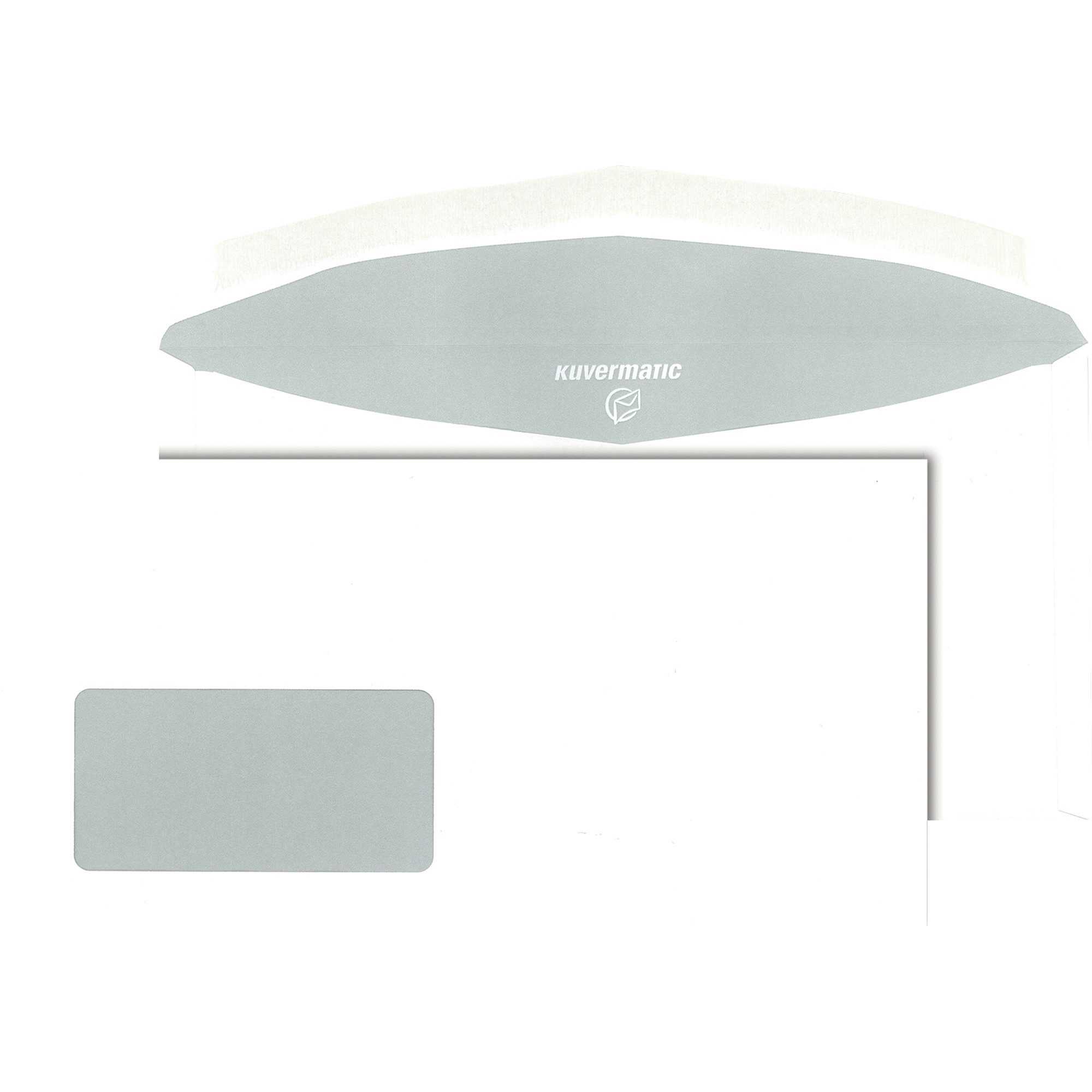 Briefumschlag Briefumschlag 30005374 120x235mm mit Fenster 80g 1000 Stück.