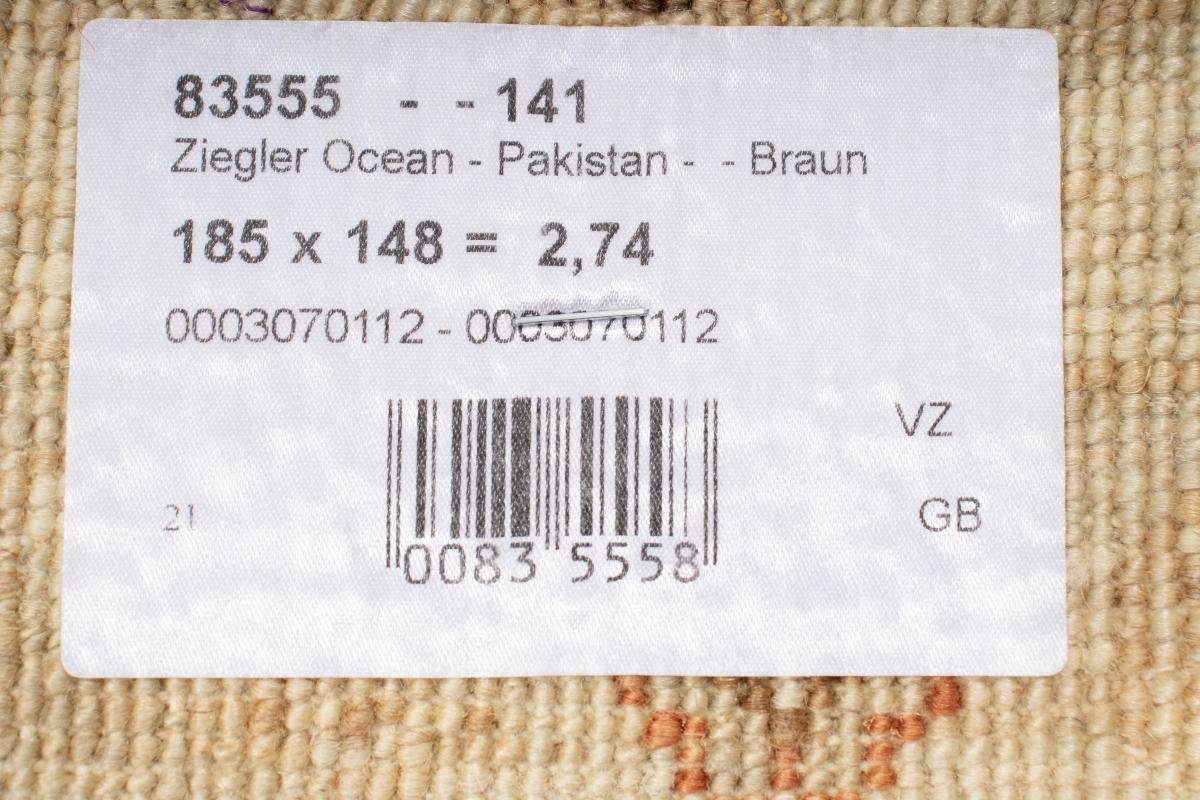 rechteckig, Trading, Ziegler Nain mm 149x184 Handgeknüpfter Höhe: Orientteppich, 6 Orientteppich Farahan