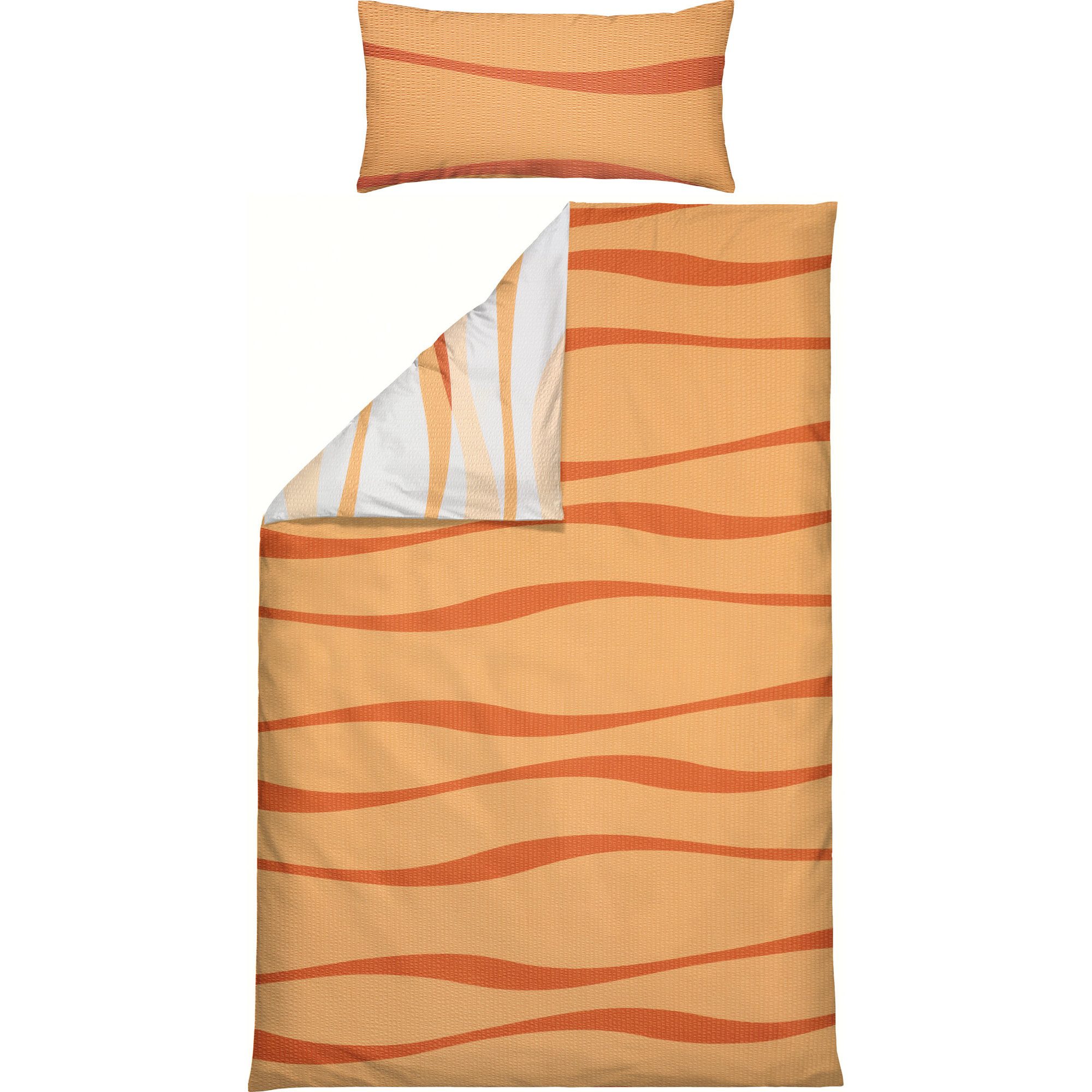 Erwin Müller Bettwäsche Wendebettwäsche, Seersucker, Grafik günstig online kaufen