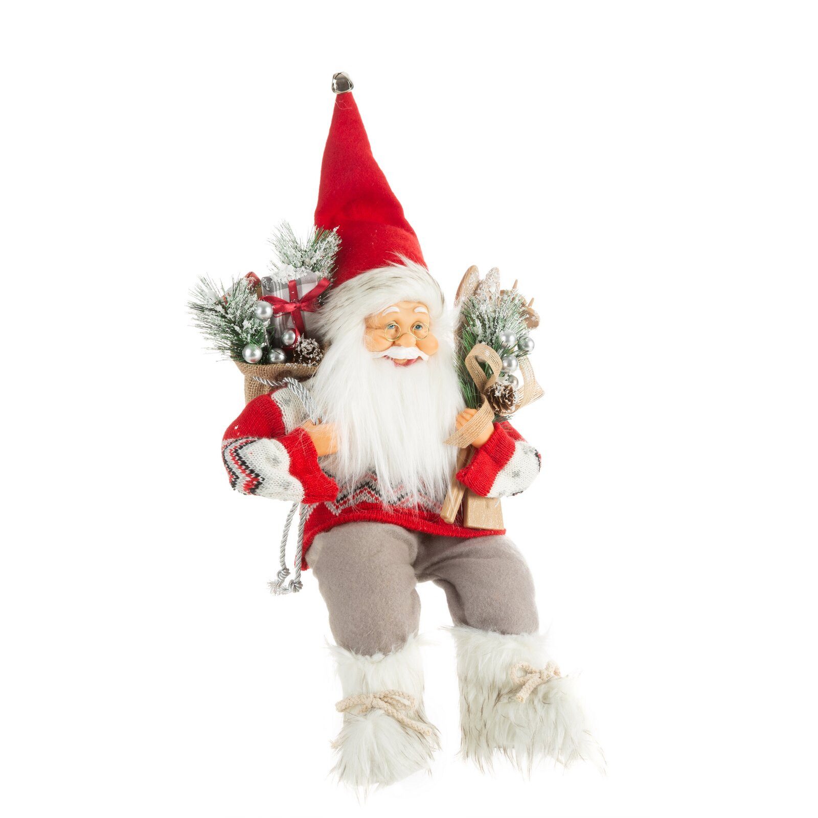 Eurofirany Weihnachtsmann Dekorative Figur Nikolaus Weihnachtsdekoration, Weihnachtsfigur