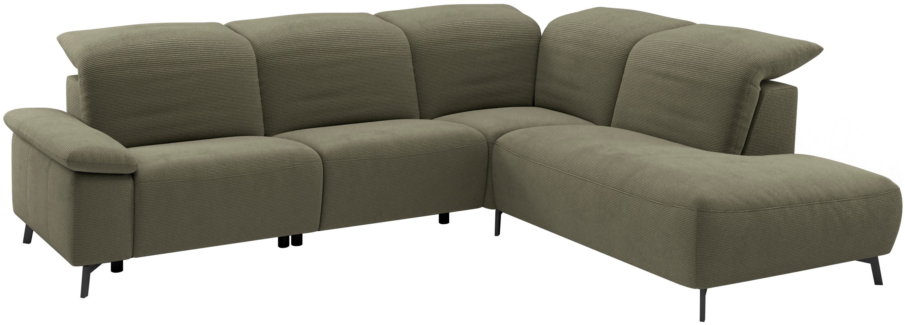 Musterring Ecksofa MR 370, intelligenter Komfort im modernen Design, Optionale Relaxfunktion, flexible Kopfteile & klappbare Armlehnen