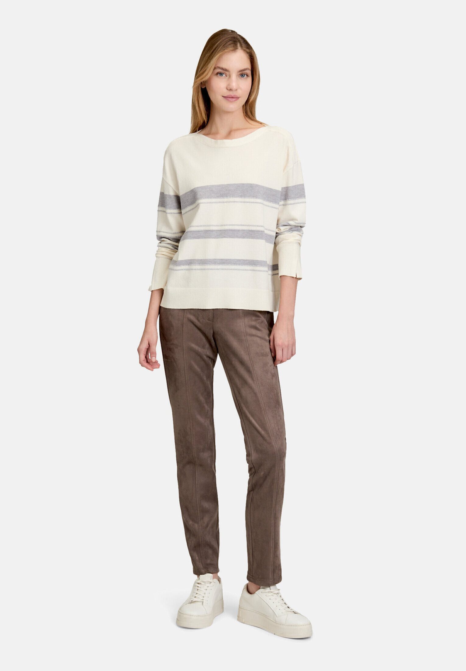 Betty Barclay Strickpullover Damen mit Lurexfaden (1-tlg)
