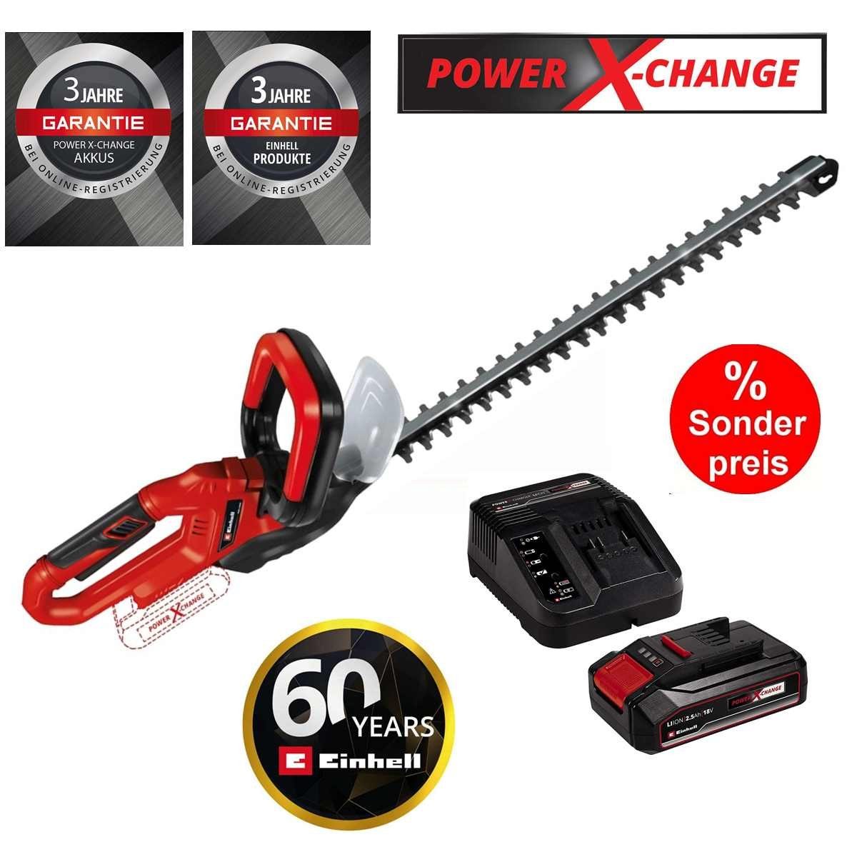 Einhell Akku-Heckenschere Heckenschere GC-HS 18V 50,6 günstig online kaufen