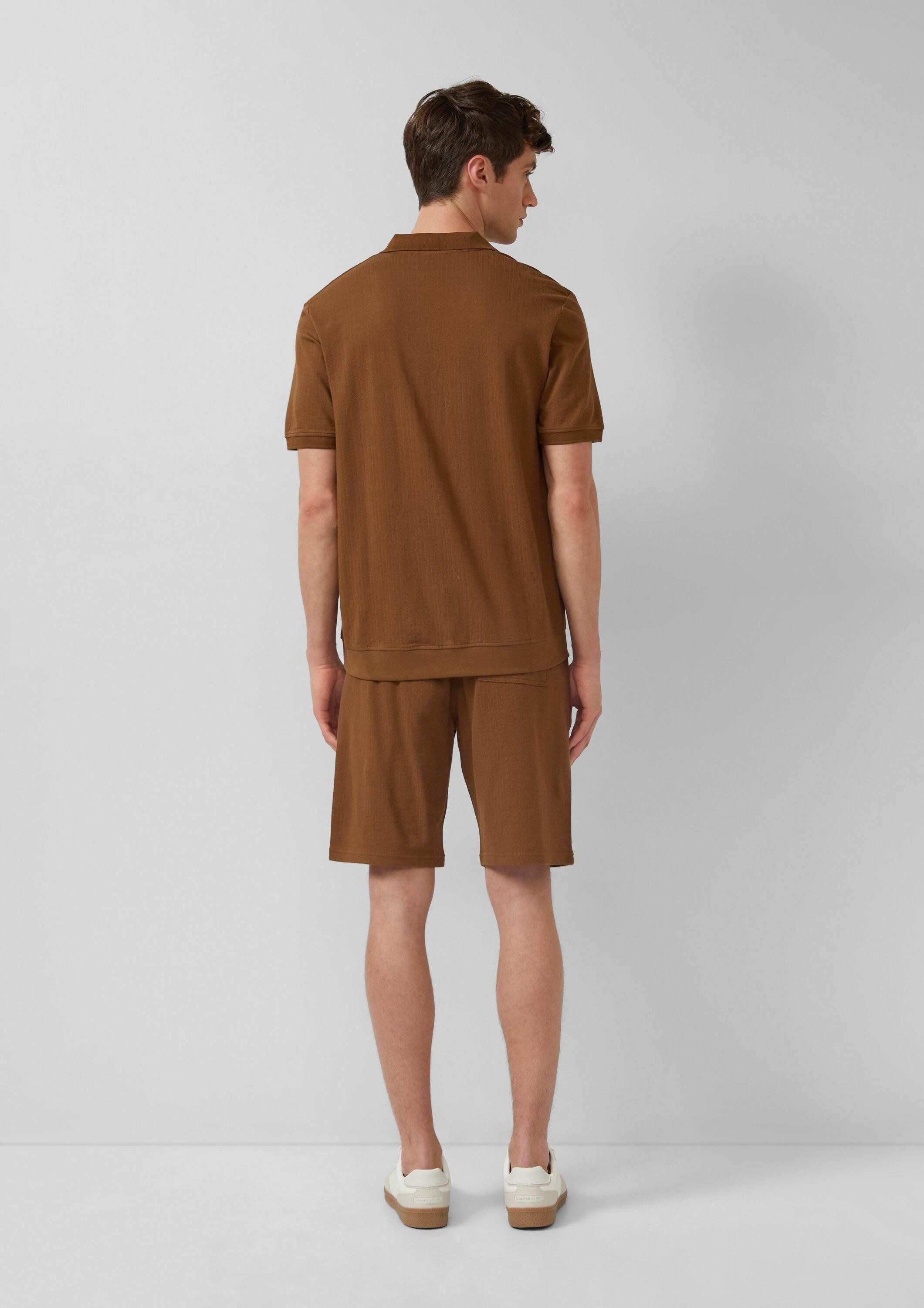 s.Oliver Shorts Bermuda DETROIT Bermuda aus strukturiertem Baumwolljersey