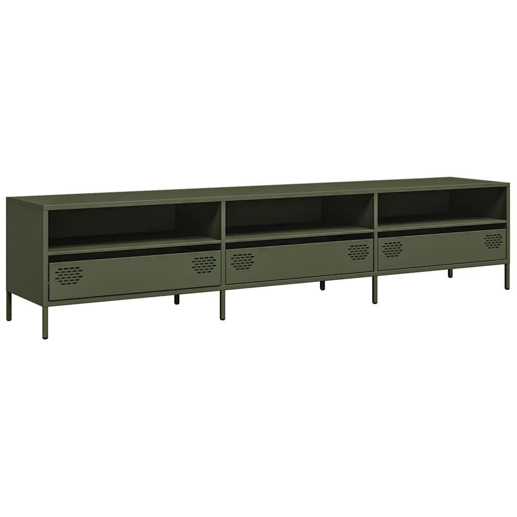 vidaXL TV-Schrank TV-Schrank Olivgrün 202x39x43,5 cm günstig online kaufen