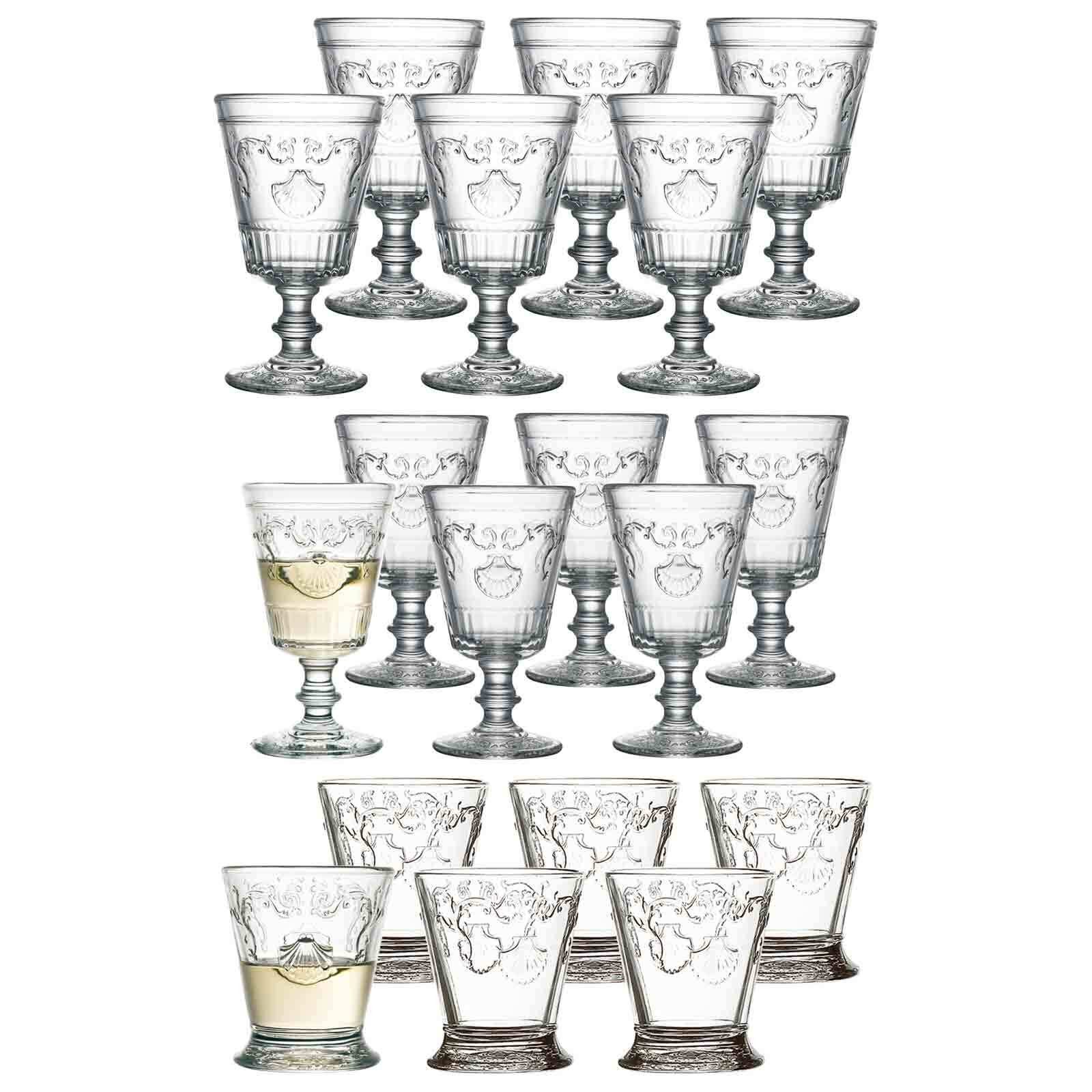 La Rochere Gläser-Set Versailles Wein- und Wassergläserset 18er Set, Glas