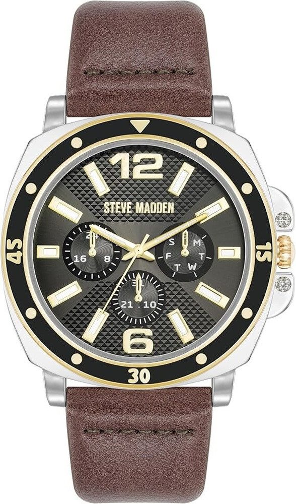 STEVE MADDEN Multifunktionsuhr Analoguhr SM-9117GYTT