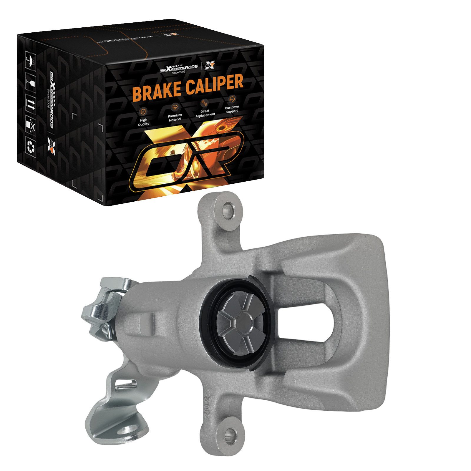 maXpeedingrods Bremsscheibe, Bremssattel Hinten Rechts For Renault Clio 3 Modus Grand Modus F/JP0