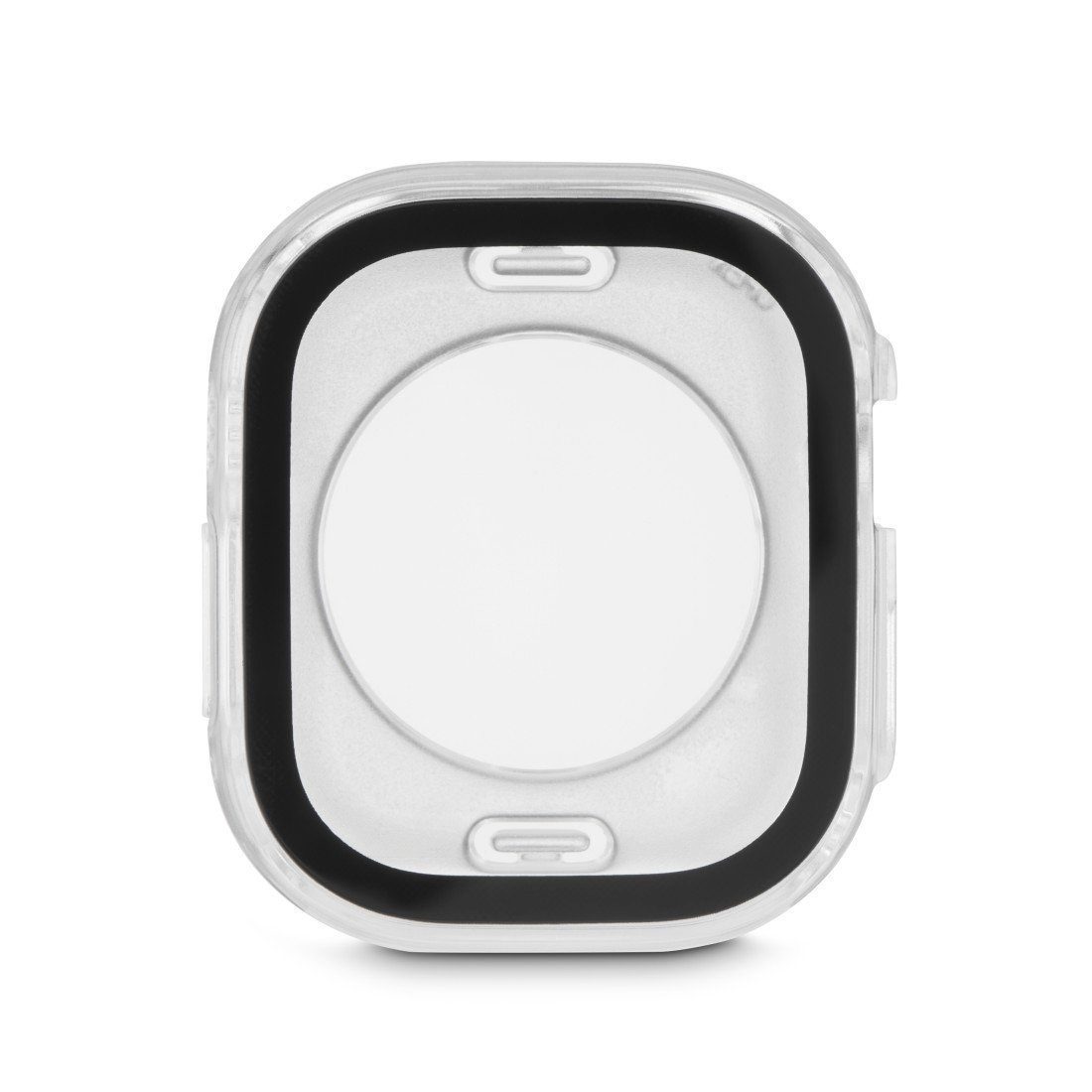 Hama Smartwatch-Hülle Schutzhülle für Apple Watch Ultra und Apple Watch Ultra 2, 49 mm, für den Sport und Alltag, Rundumschutz, transparent, elegant, robust