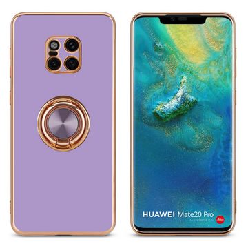 Cadorabo Handyhülle Huawei MATE 20 PRO Huawei MATE 20 PRO, Schutzhülle - TPU Silikon Hülle - mit Kameraschutz und Ring