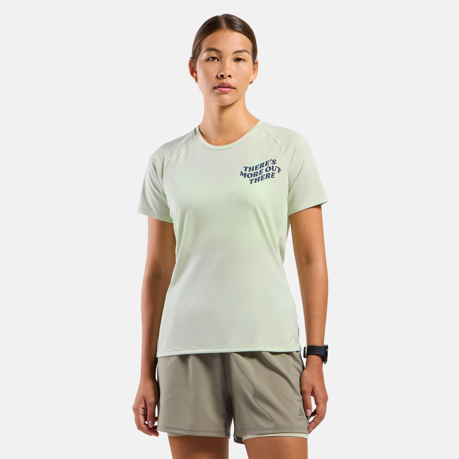 Odlo Laufshirt Essential T-Shirt mit Print 315401-30875 funktionelles und nachhaltiges Trainingsshirt