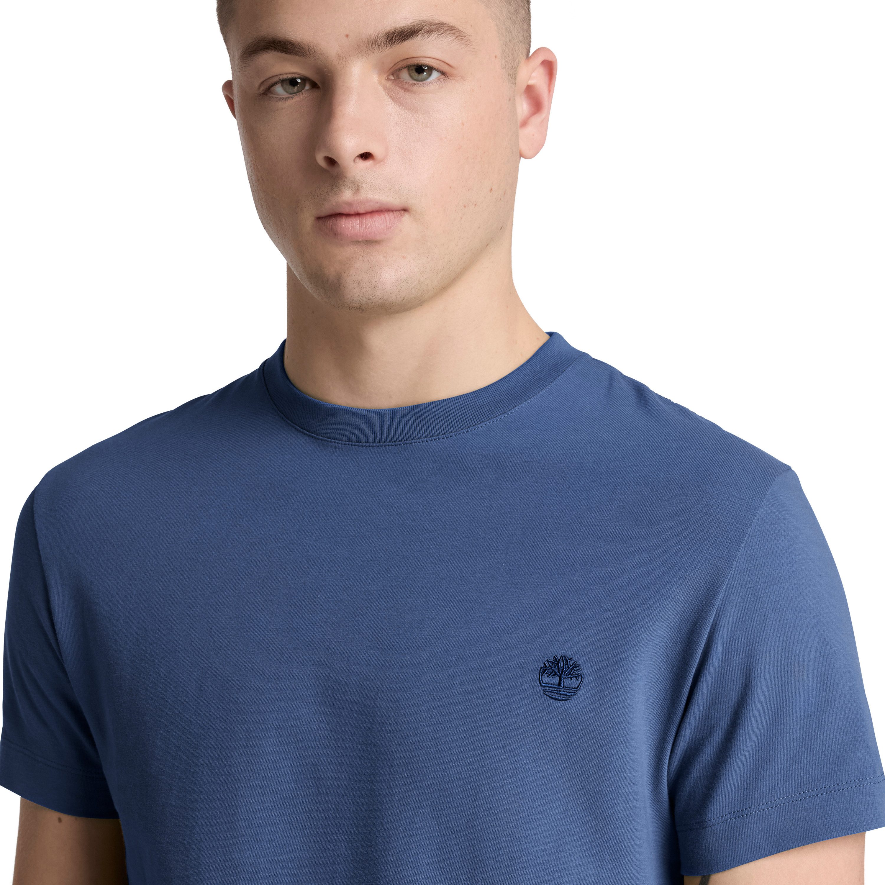 Timberland T-Shirt DUNSTAN RIVER - SS Tee (Slim) mit Rundhalsausschnitt, Kurzarm-Design, aus Baumwolle