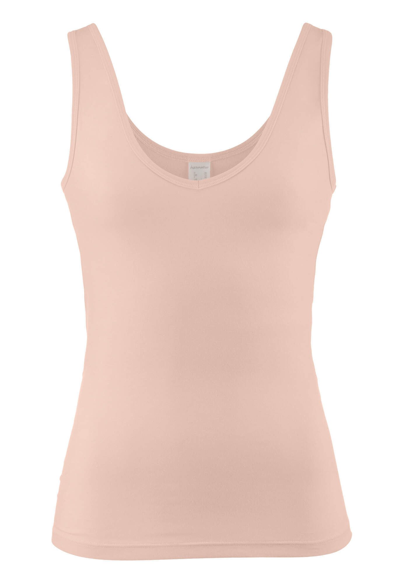 Hessnatur Unterhemd V-Neck aus Bio-Baumwolle und Tencel™ Modal (1-St)