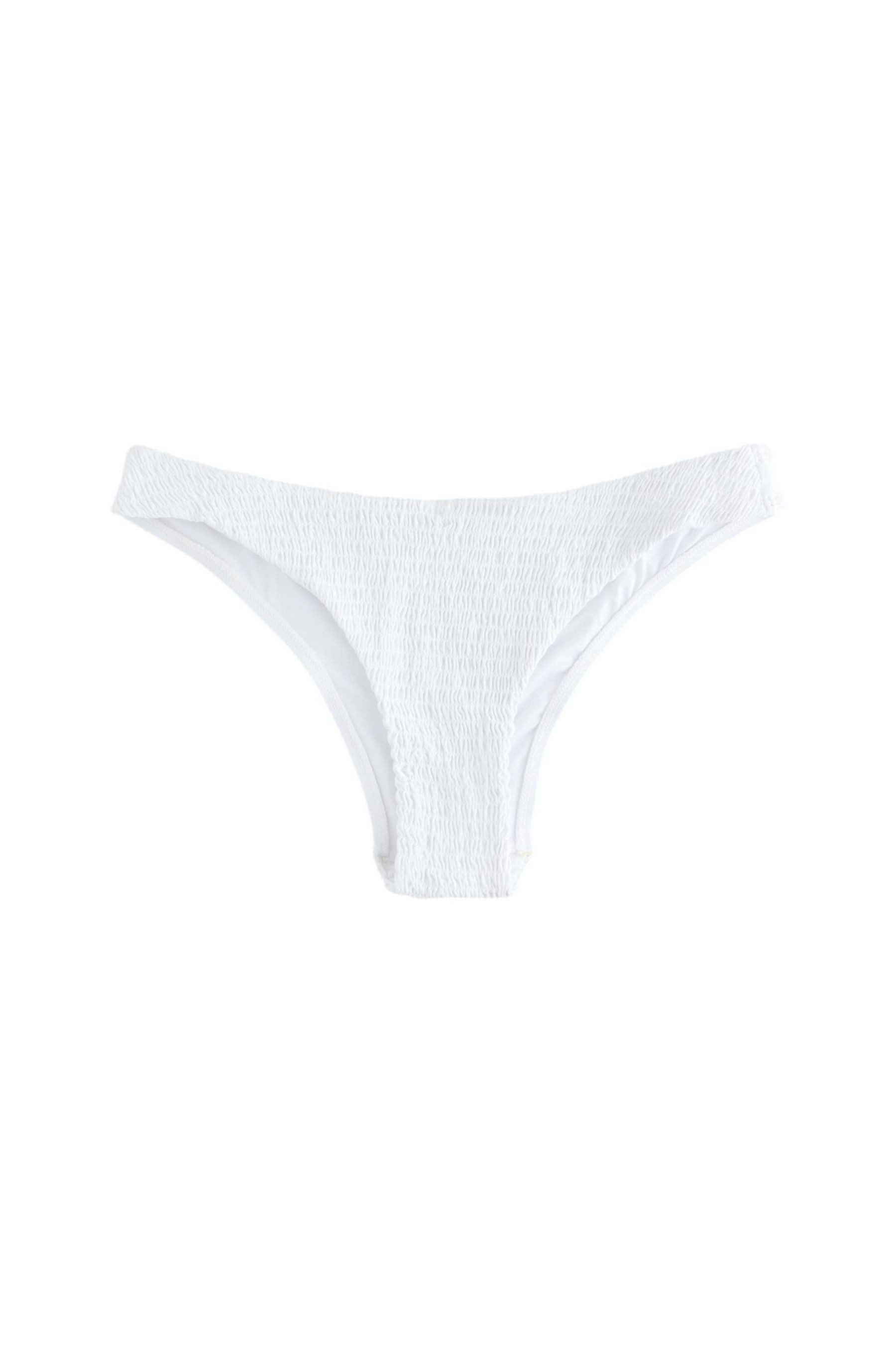 Next Bikini-Hose Gesmokte Brazilian-Bikinihose, hoher Beinschnitt günstig online kaufen