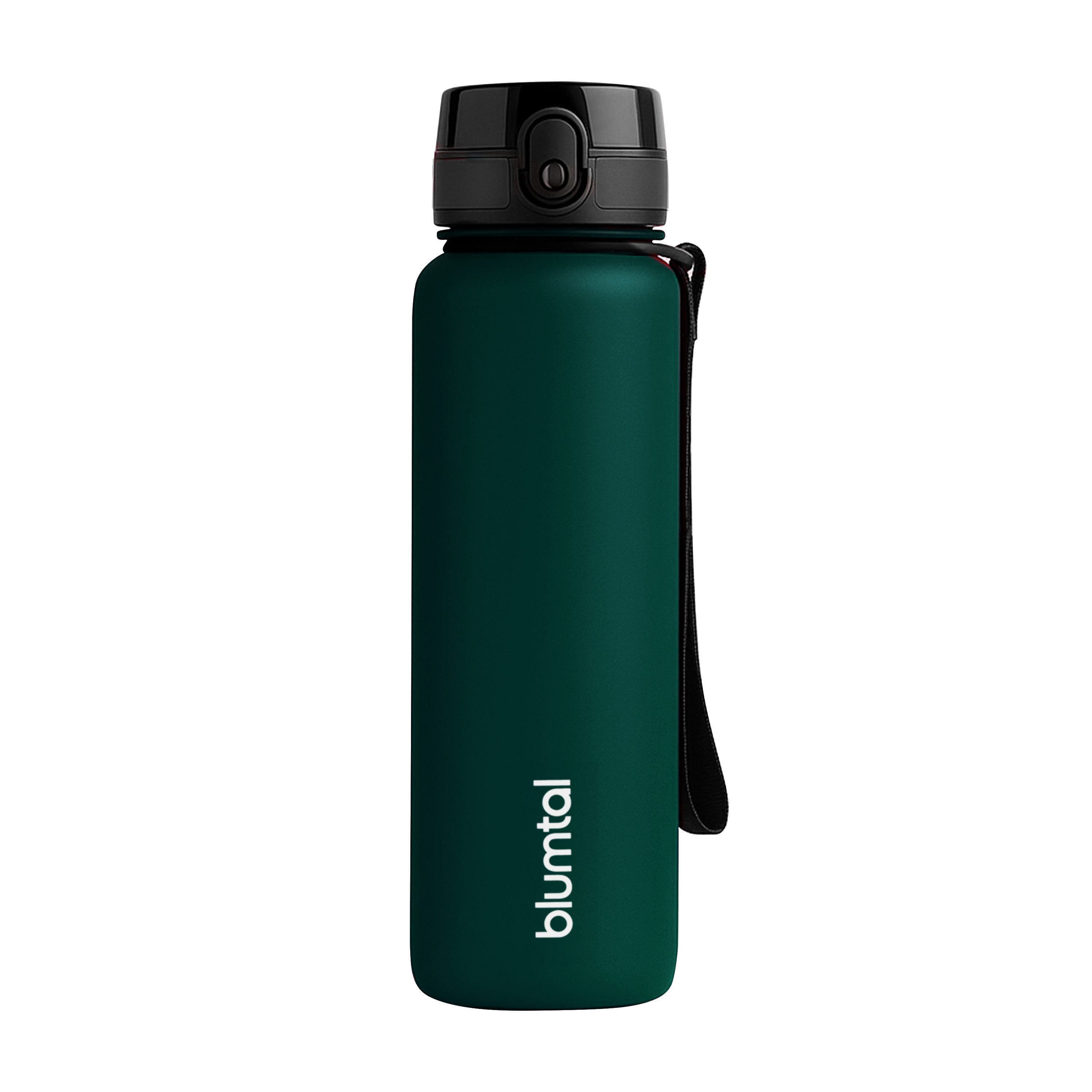 Blumtal Trinkflasche auslaufsichere Trinkflasche Sport + 1-Klick-Verschluss, BPA-freie Wasserflasche mit Sieb - spülmaschinenfest