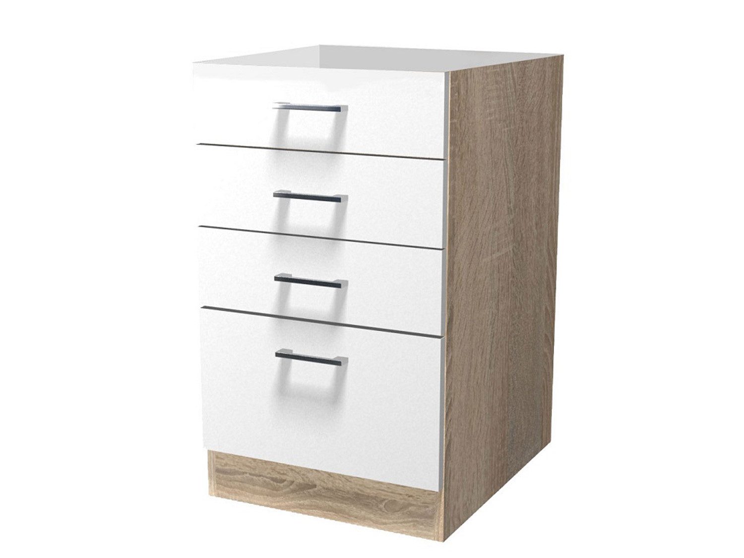 Flex-Well Schubkasten-Unterbau Schubkastenschrank ohne Arbeitsplatte - 50 c günstig online kaufen