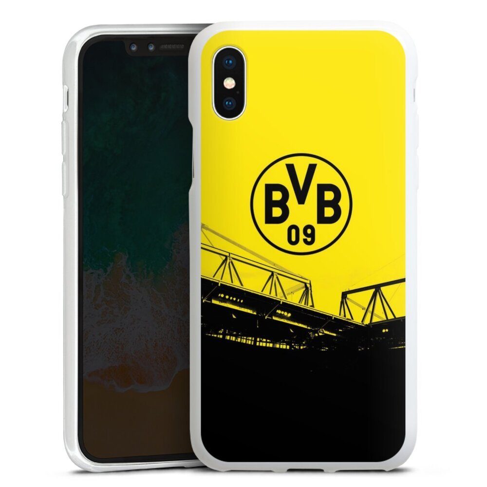 DeinDesign Handyhülle Borussia Dortmund BVB Fanartikel Stadion Schwarz-Gelb - BVB, Apple iPhone X Silikon Hülle Bumper Case Handy Schutzhülle