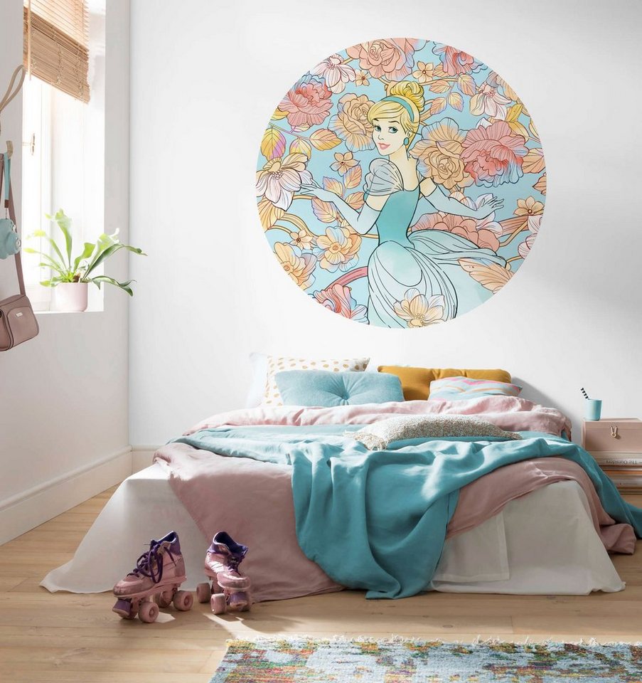 Komar Vliestapete »Cinderella Pastel Dreams«, glatt, bedruckt, (1 St), 125 x 125 cm (Breite x Höhe) - 1 Teil-HomeTrends