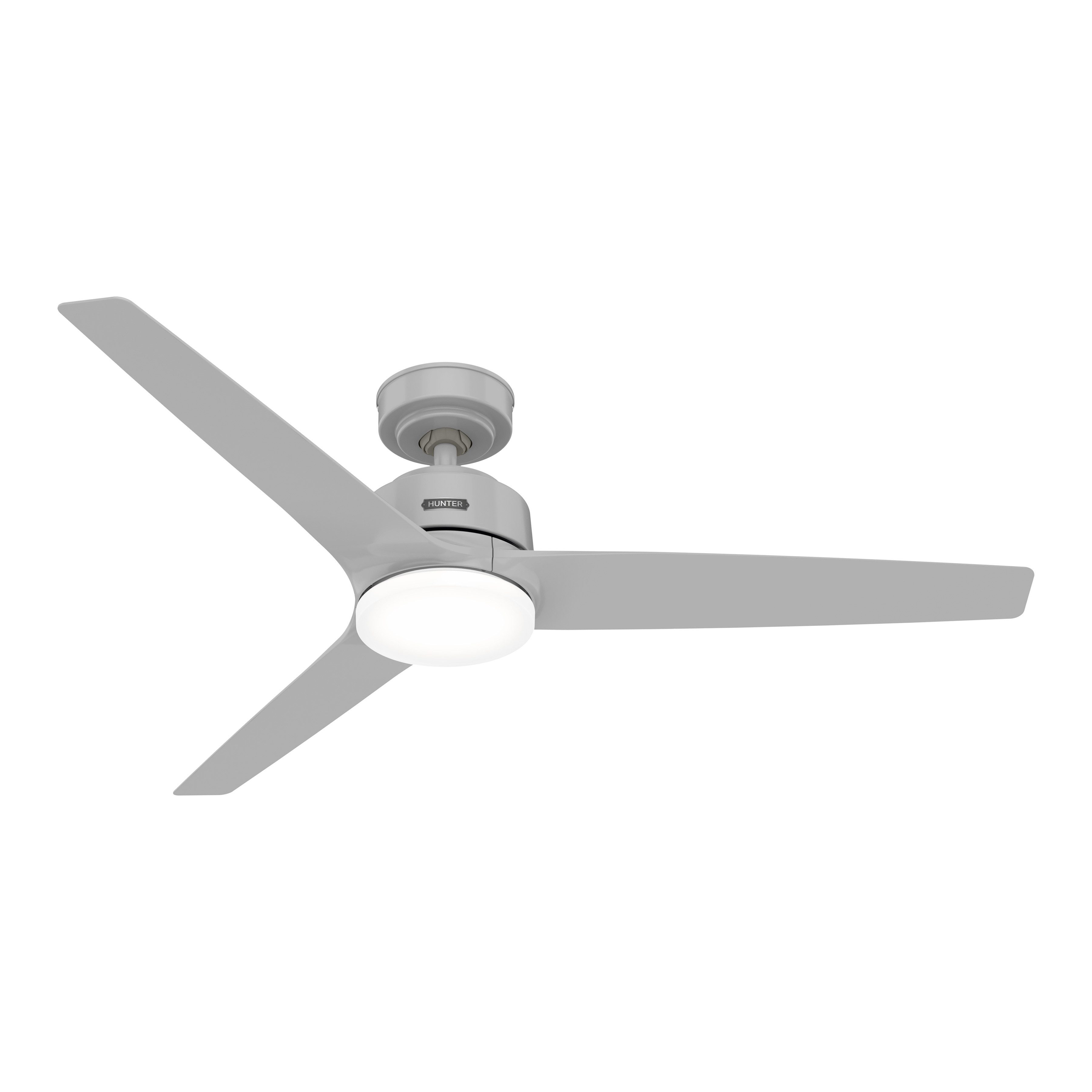 Hunter Deckenventilator Deckenventilator Galvin Grau mit LED & Fernbedienung, dimmbar