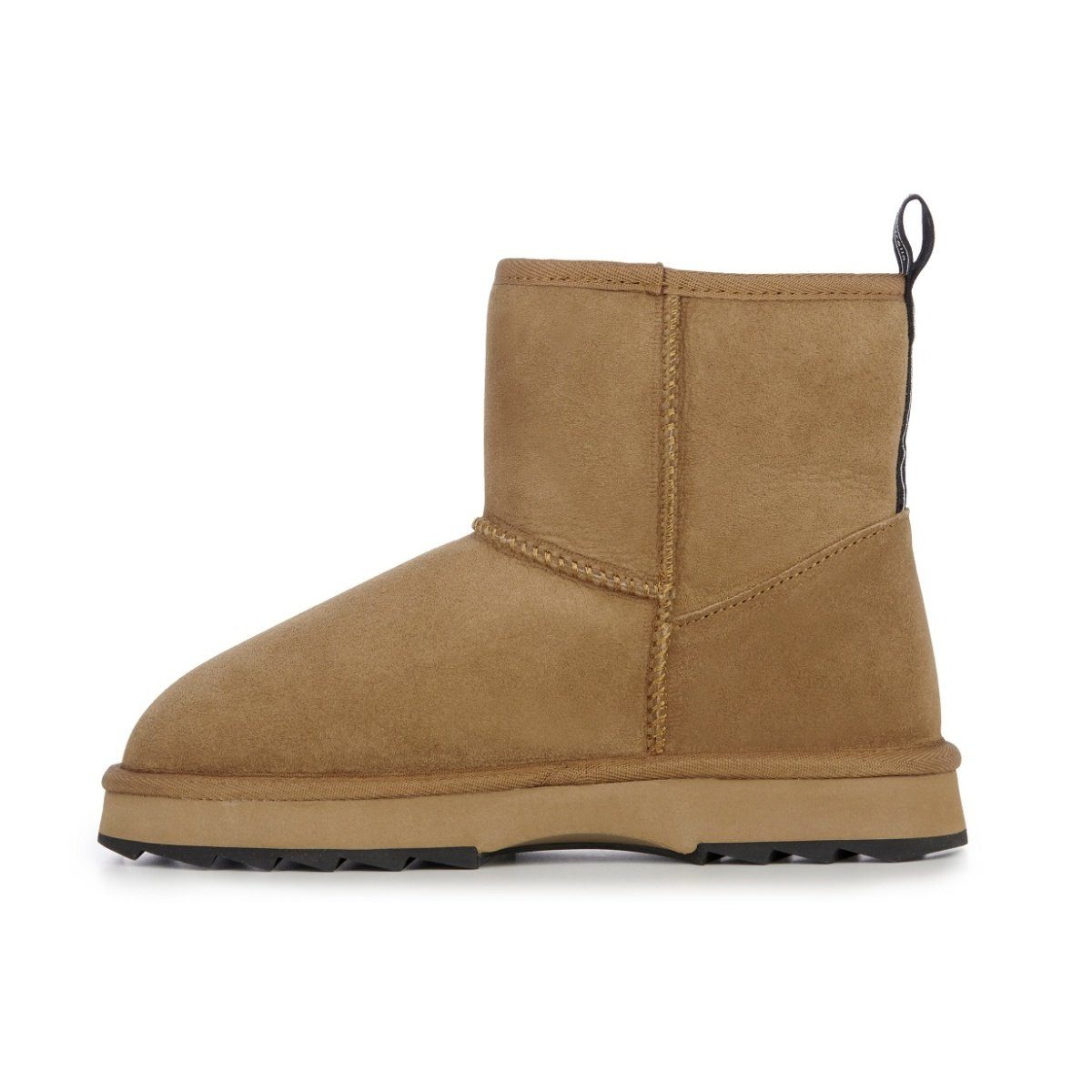 Emu Australia Sharky Mini (Schafsfell, gezähnte Gummiaußensohle) braun Damen Winterstiefel