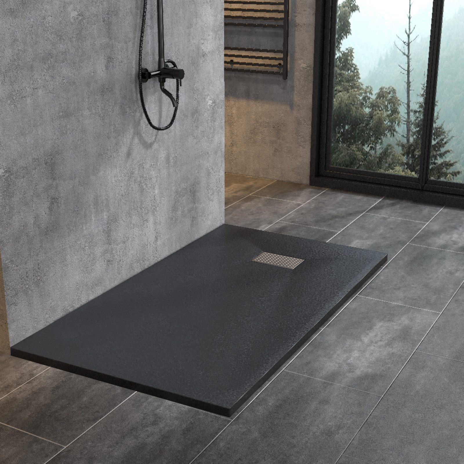 WITEN&NOCK Duschwanne Superflach SMC Duschtasse, Antirutsch, günstig online kaufen