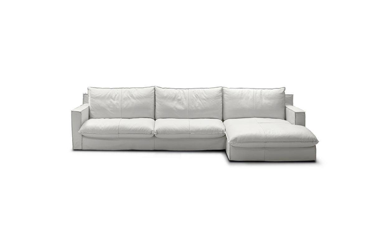 Polster Design Weiß Ecksofa Couch Ecksofa Leder L-Form Wohnzimmer JVmoebel Luxus Eck