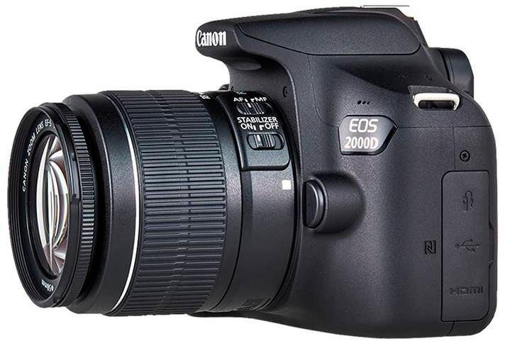 (EF-S IS WLAN 18-55 18-55 Kit Objektiv) inkl. 2000D EF-S Spiegelreflexkamera 24,1 II MP, IS (Wi-Fi), II, NFC, EOS Canon