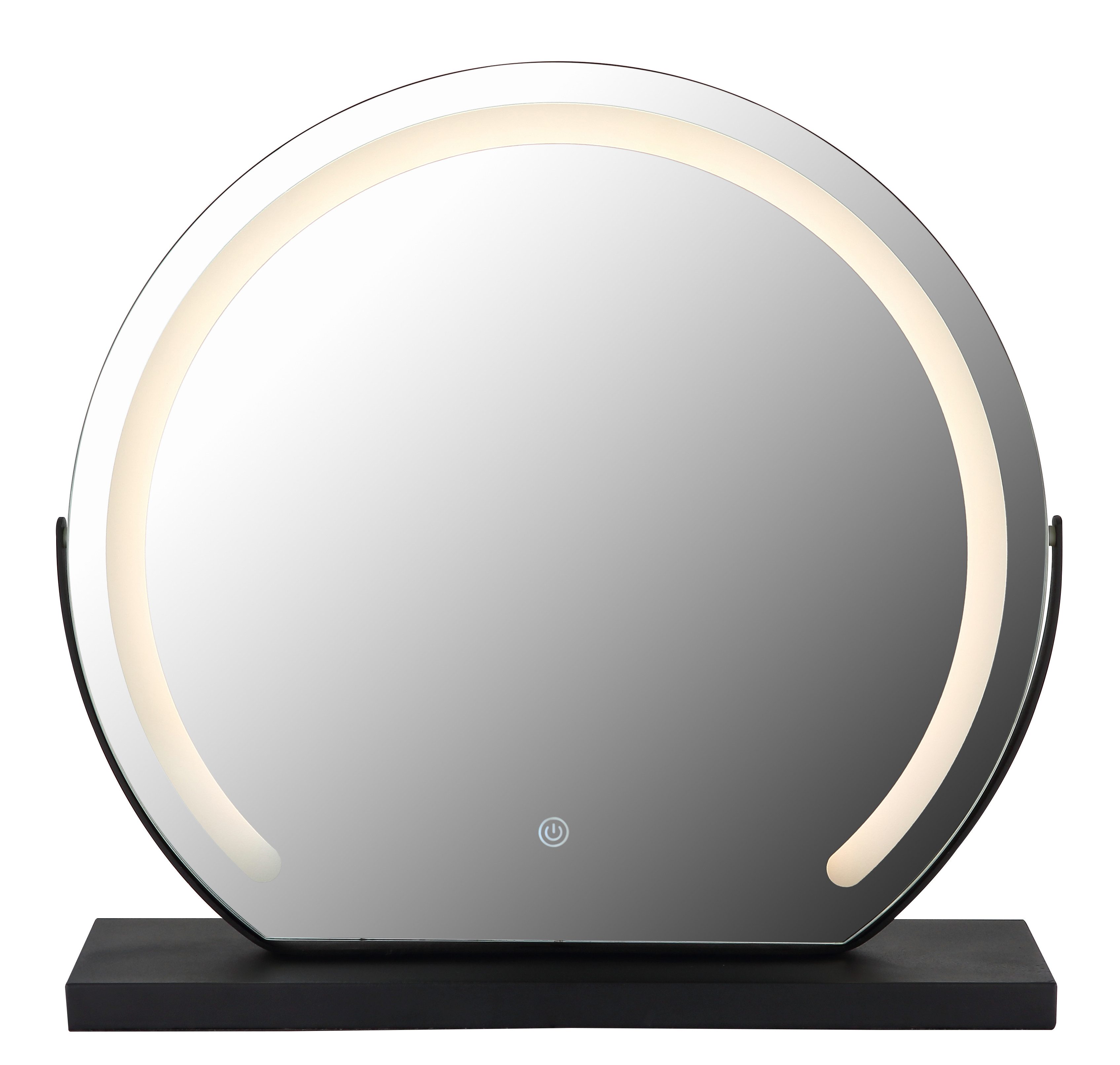 GLOBO LIGHTING LED Зеркалоleuchte RIVAS, Dimmfunktion, Memoryfunktion, mehrere Helligkeitsstufen, LED fest integriert, Зеркало/Touch Ein/Aus/IP44/Touchdimmer/ LxBxH: 520x120x485mm