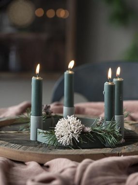Ib Laursen Adventskranz Kerzenständer Kerzenhalter Adventskranz Weihnachten Grün Ib Laursen