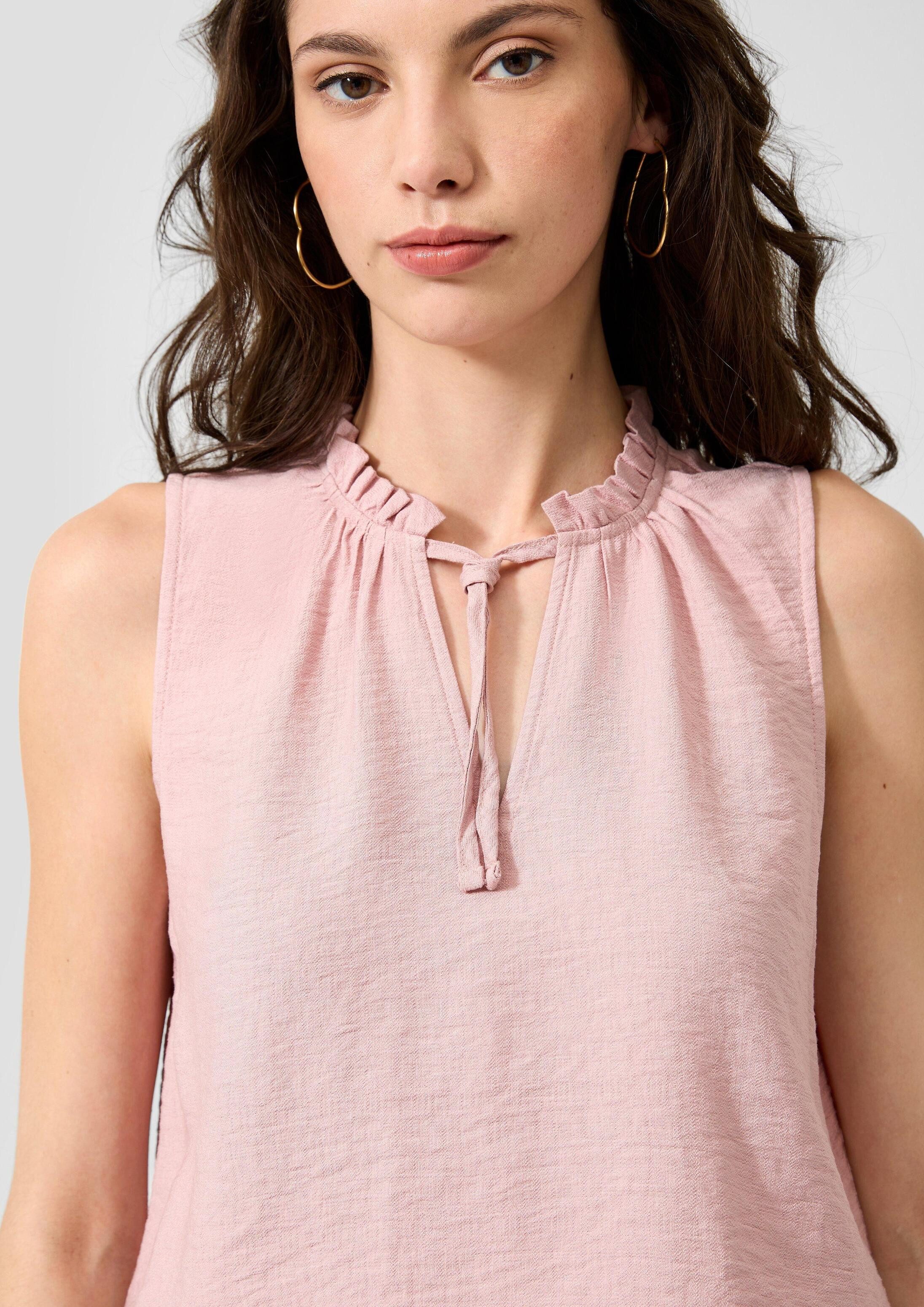QS Blusentop Bluse Blusentop aus Viskosemix – Bild 4 von 5