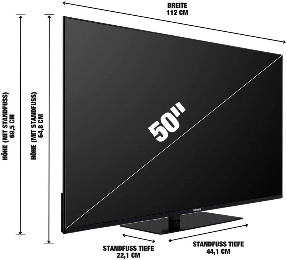 Bildschirmdiagonale 126 Cm In Zoll