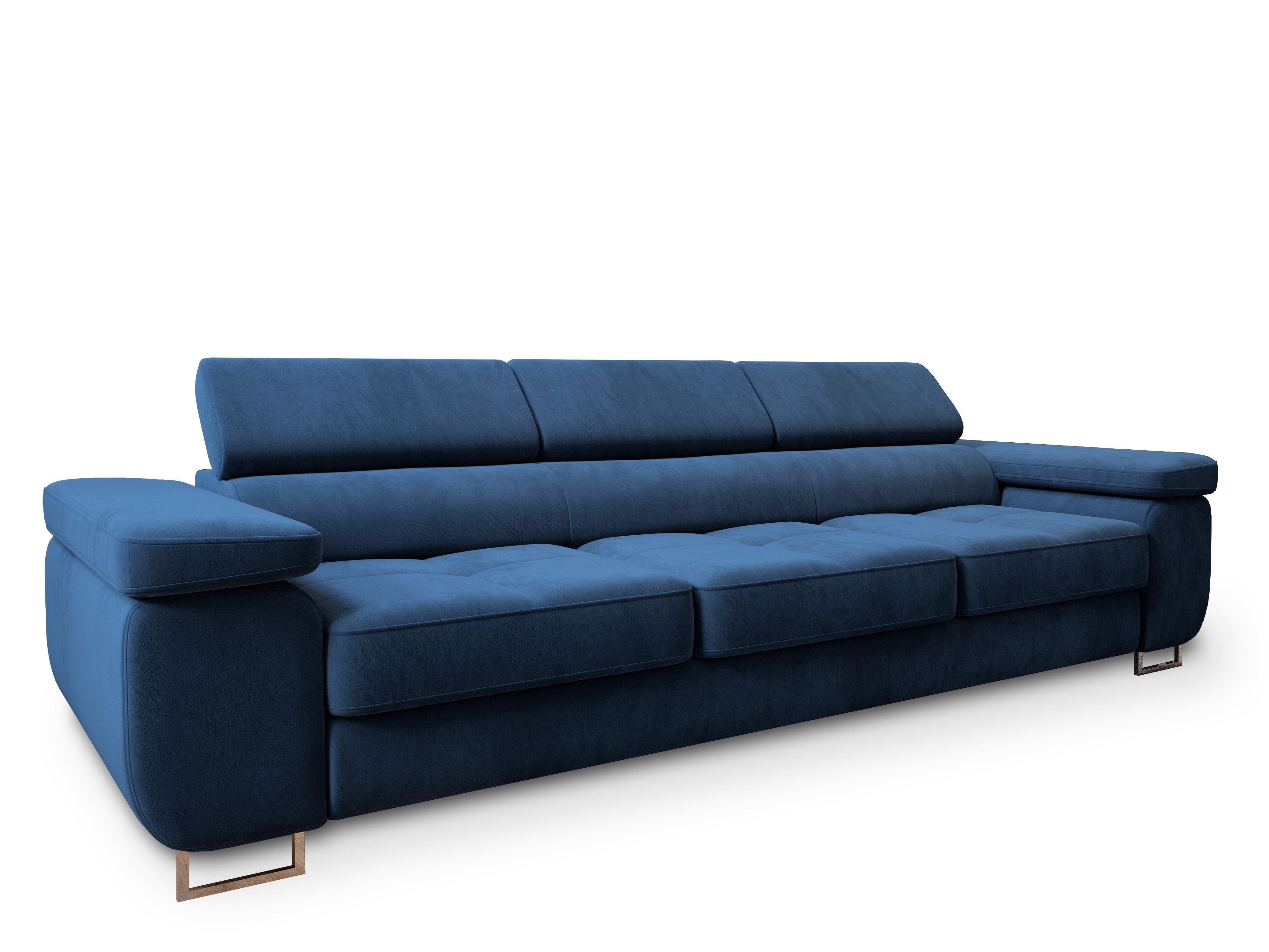Masseno Sofa MOSINE mit Schlaffunktion, Schlafsofa, Couch mit Bettkasten