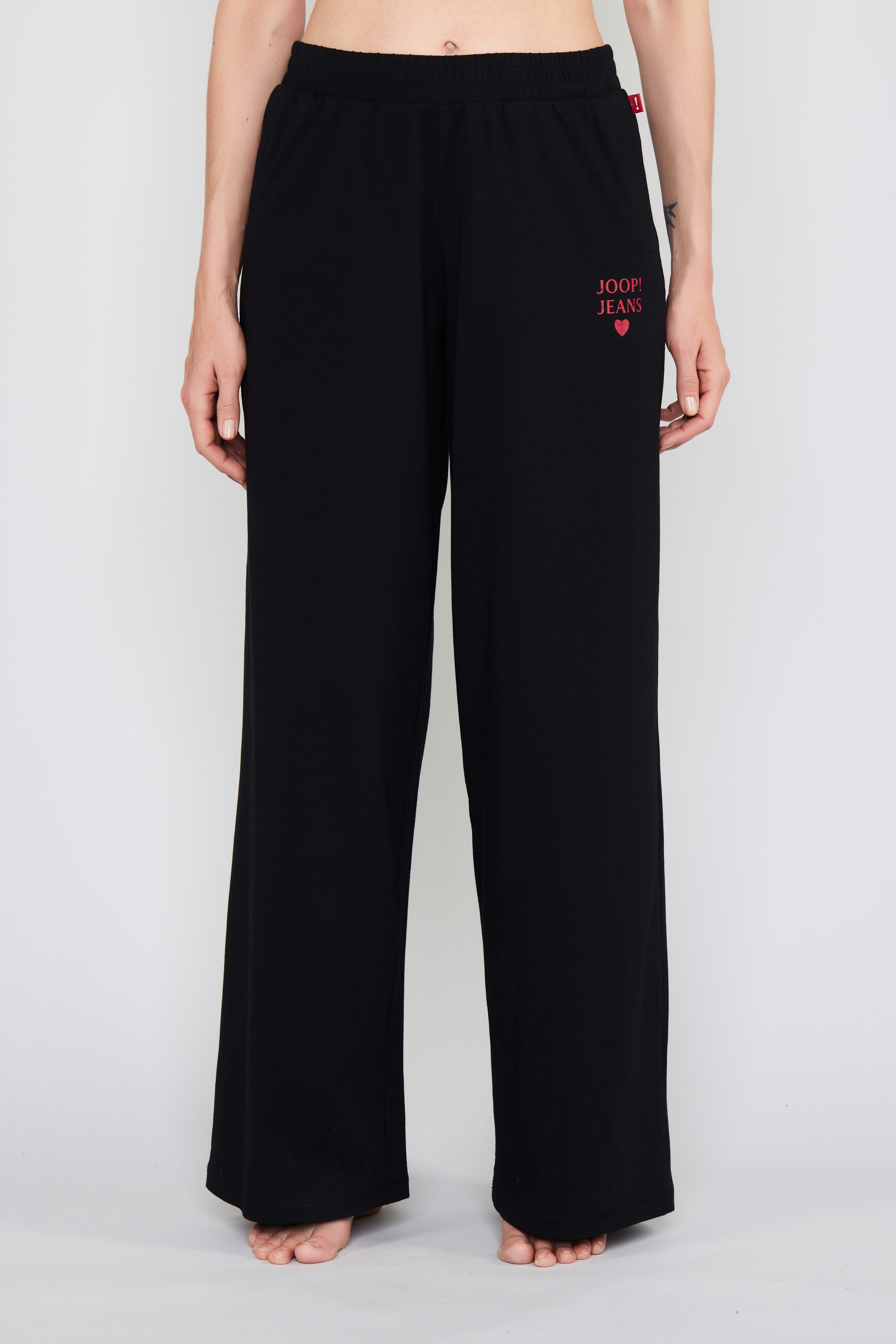 Joop Jeans Pyjamahose After Dark (JOOP! Jeans) mit weitem Bein, Regular Fit, Baumwollmischung