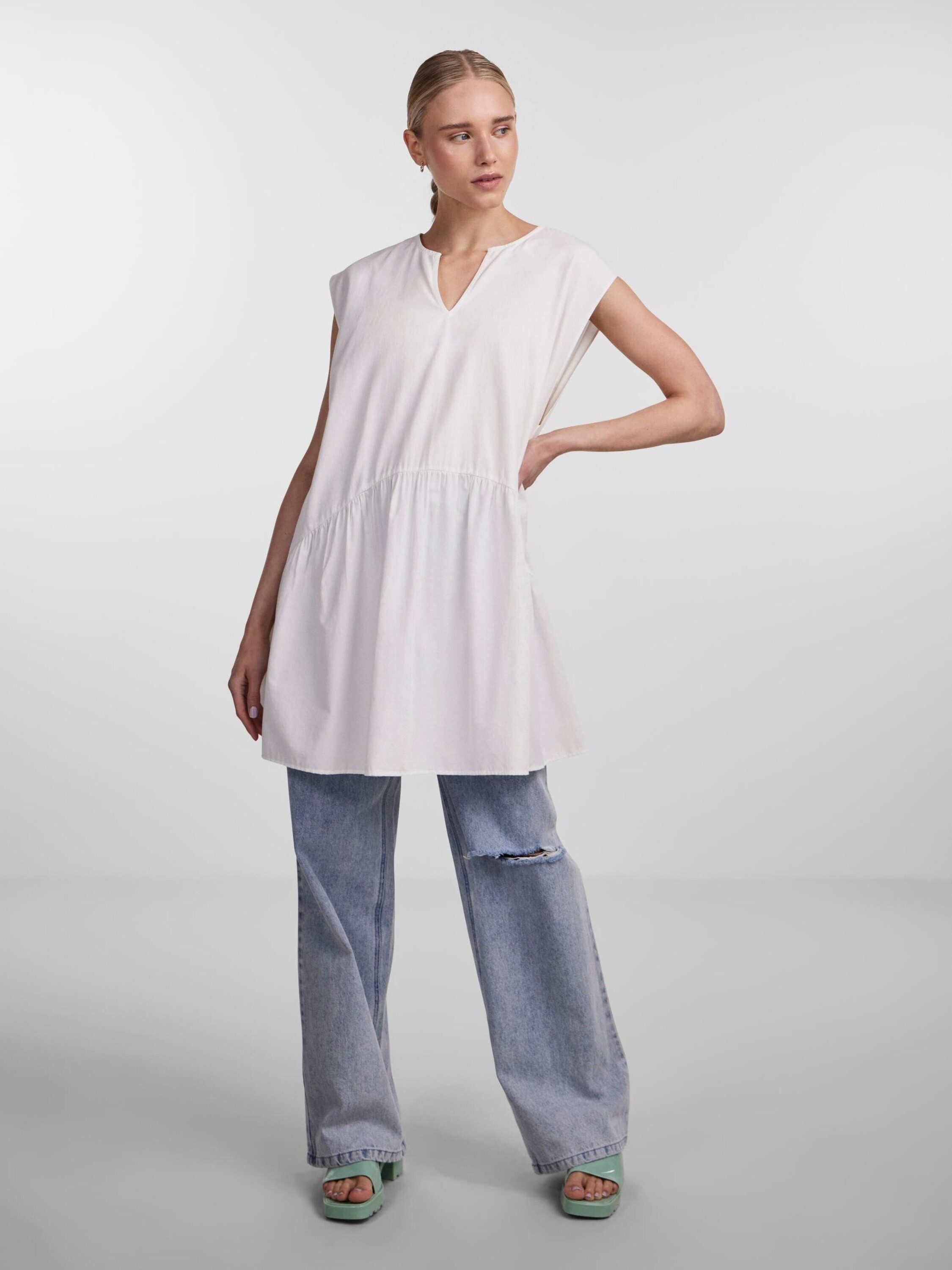 pieces Minikleid MUSTA (1-tlg) Volant