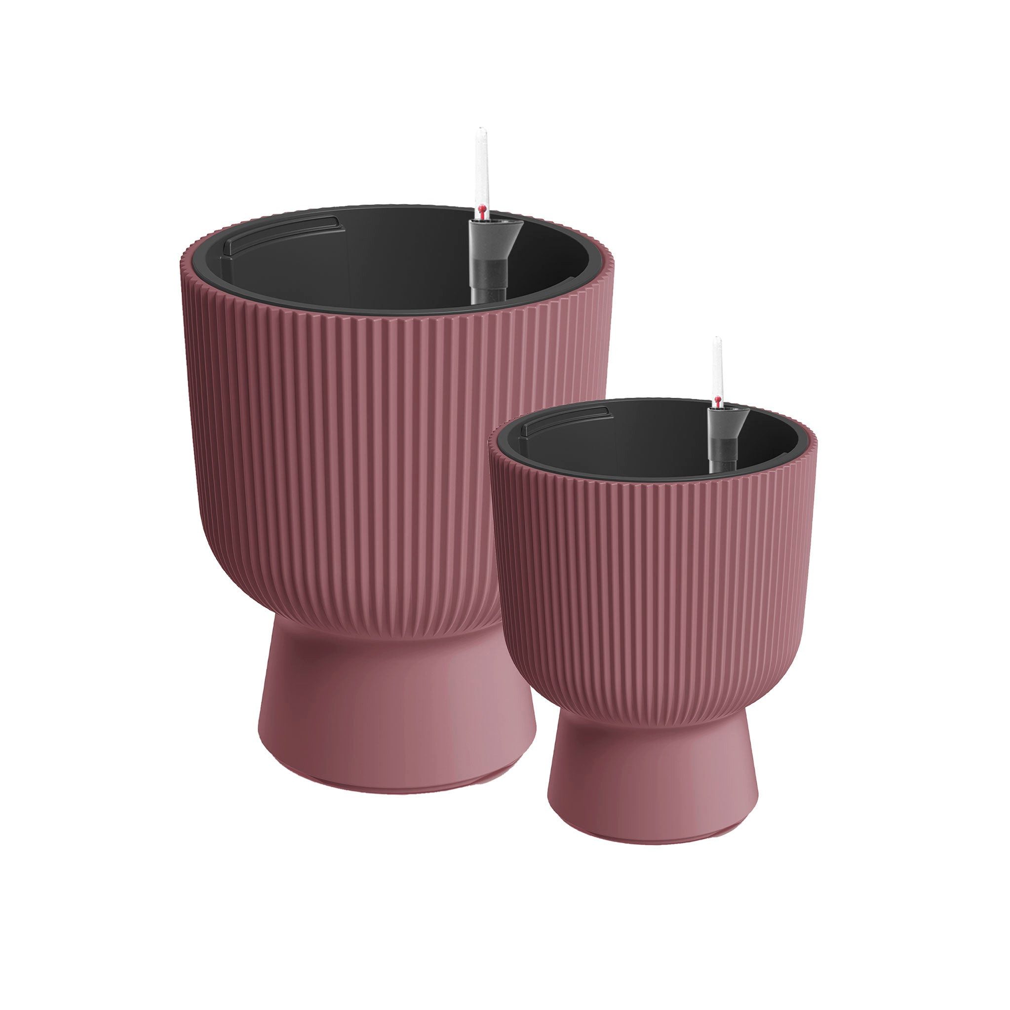 VidaAtHome.de Pflanzkübel Design-Pflanzgefäße-Set ALVY (2er Set-Small) mit Bewässerungseinsatz