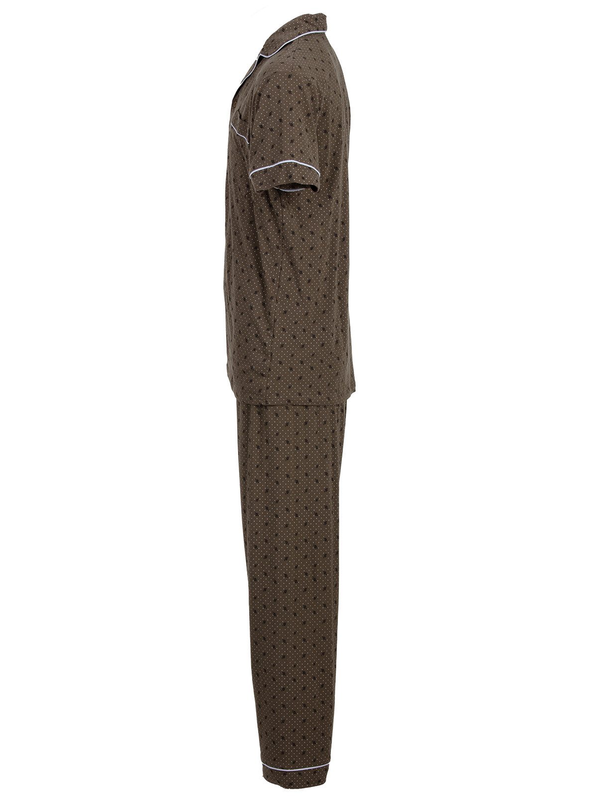 Henry Terre Schlafanzug Pyjama Set Kurzarm günstig online kaufen