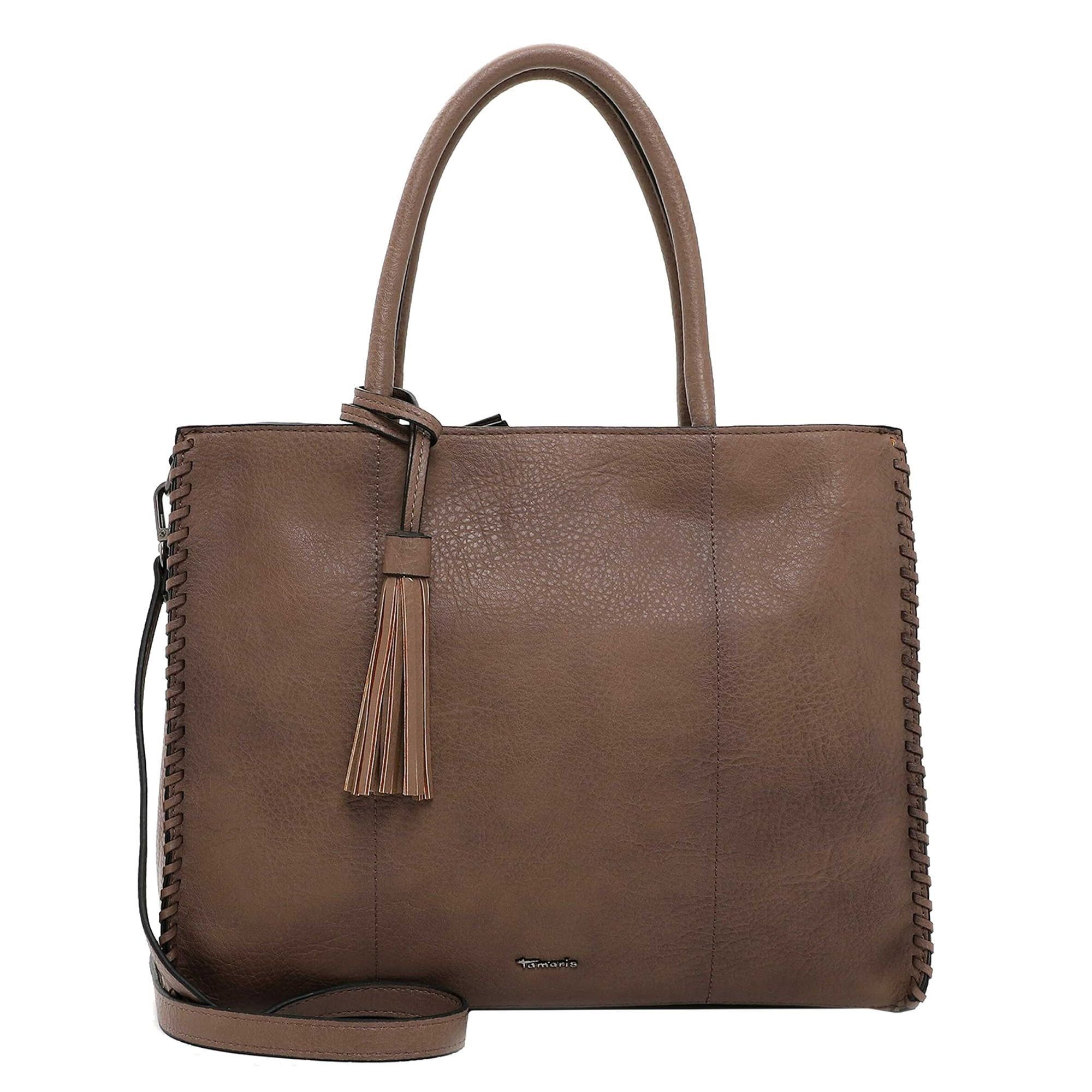 Tamaris Shopper Set 'Gaja' - Taupe Farbe, Shopper + Umhängetasche, Polyester