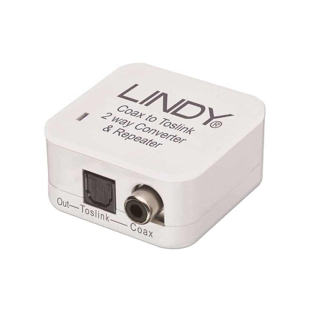 Lindy SPDIF Digital - Audiokonverter und Extender - weiß Audio-Adapter